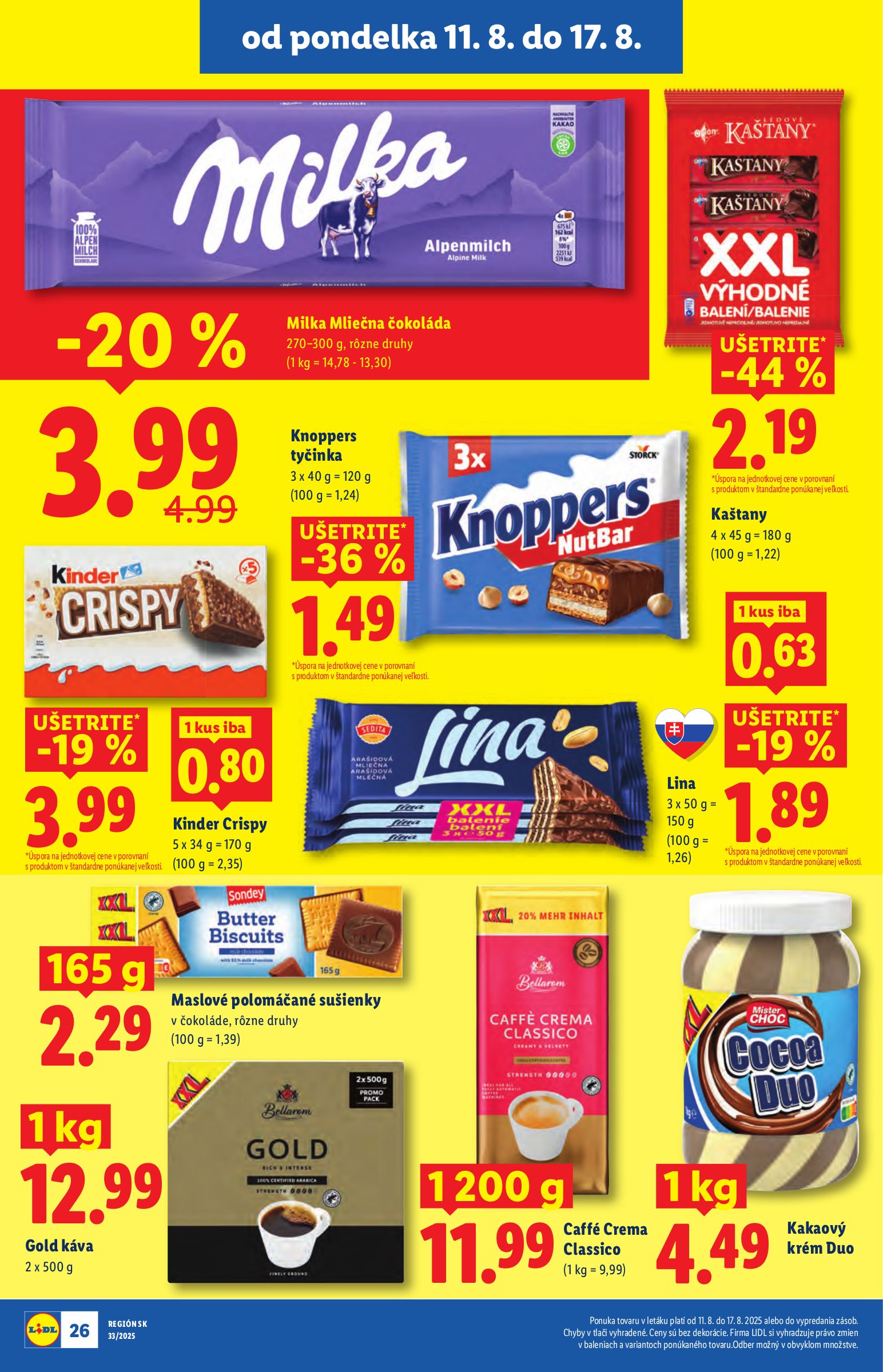lidl - Leták Lidl platný od 11.08. do 17.08. - page: 26 lidl - Leták Lidl platný od 11.08. do 17.08. - page: 26