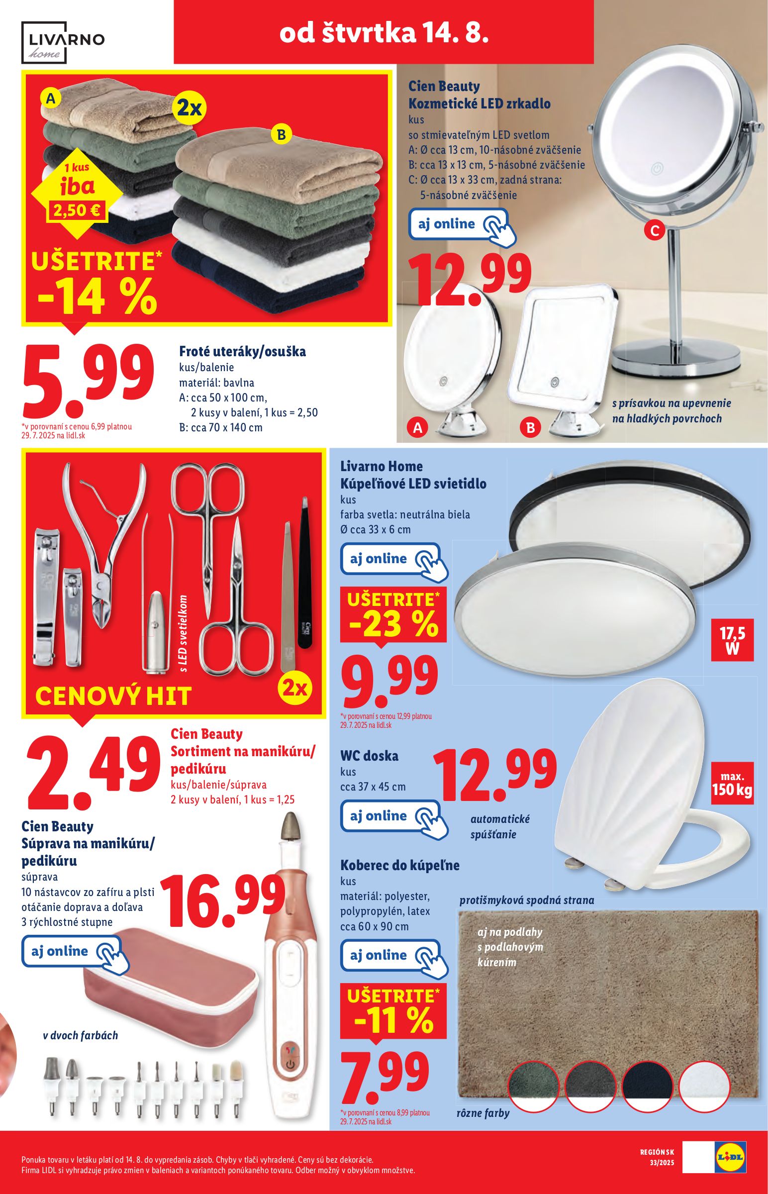 lidl - Leták Lidl platný od 11.08. do 17.08. - page: 83 lidl - Leták Lidl platný od 11.08. do 17.08. - page: 83