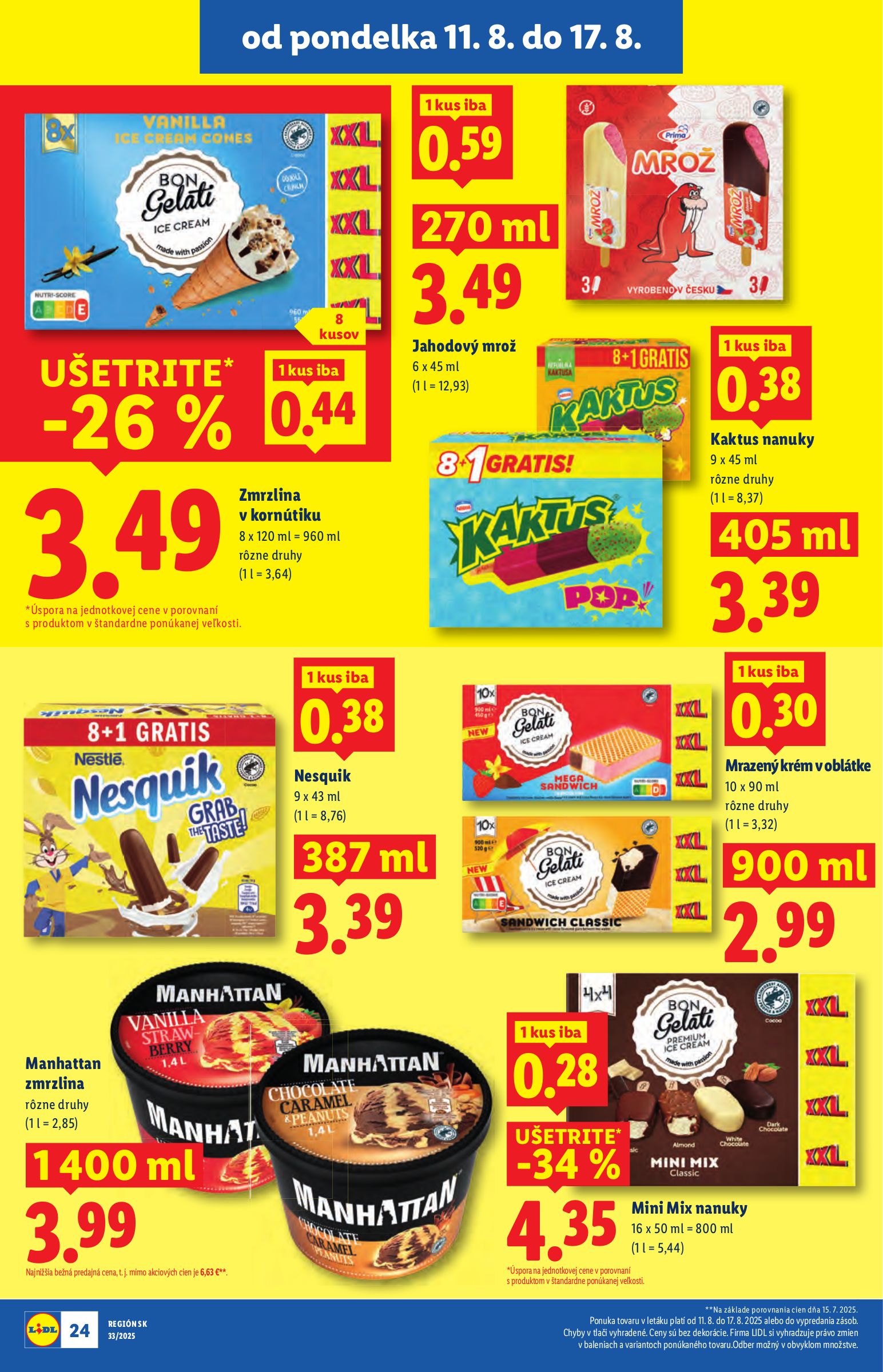 lidl - Leták Lidl platný od 11.08. do 17.08. - page: 24 lidl - Leták Lidl platný od 11.08. do 17.08. - page: 24