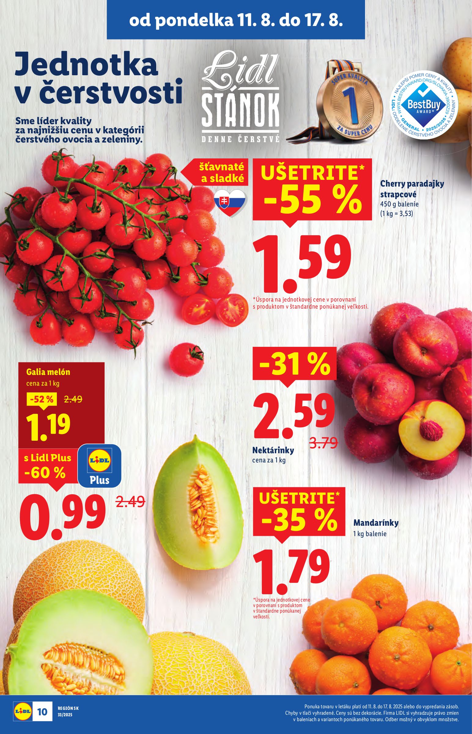 lidl - Leták Lidl platný od 11.08. do 17.08. - page: 10 lidl - Leták Lidl platný od 11.08. do 17.08. - page: 10