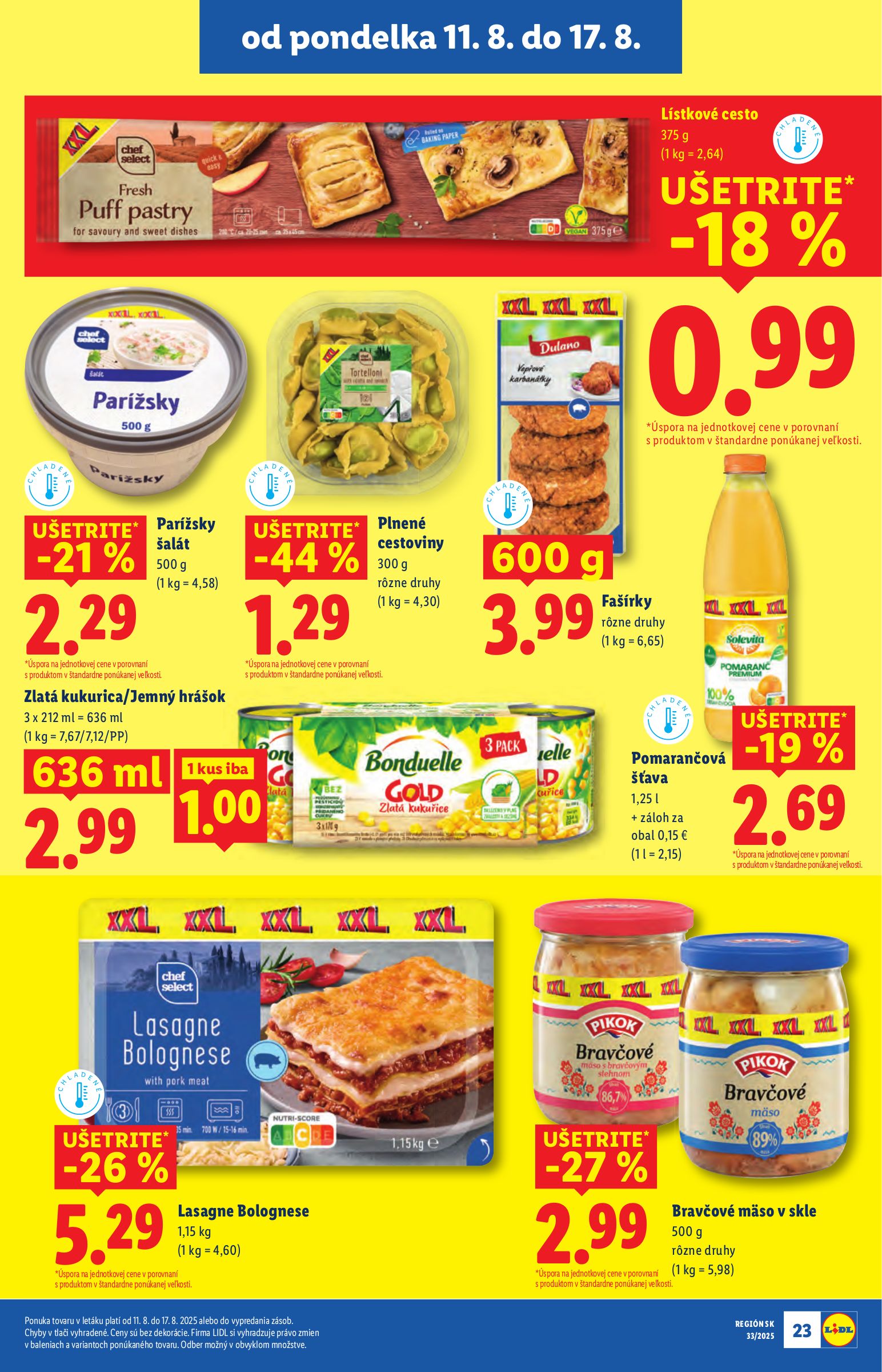 lidl - Leták Lidl platný od 11.08. do 17.08. - page: 23 lidl - Leták Lidl platný od 11.08. do 17.08. - page: 23