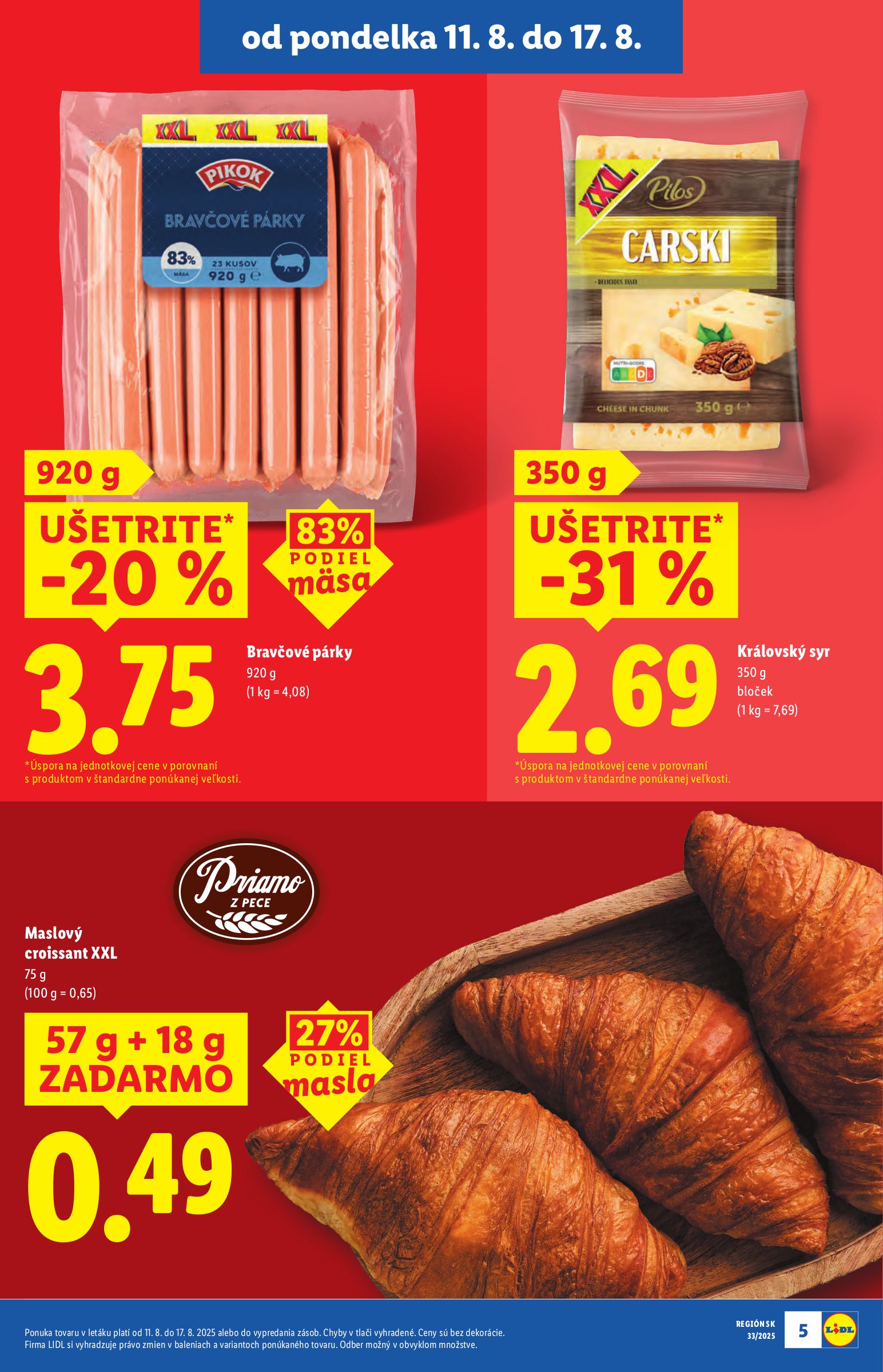 lidl - Leták Lidl platný od 11.08. do 17.08. - page: 5 lidl - Leták Lidl platný od 11.08. do 17.08. - page: 5