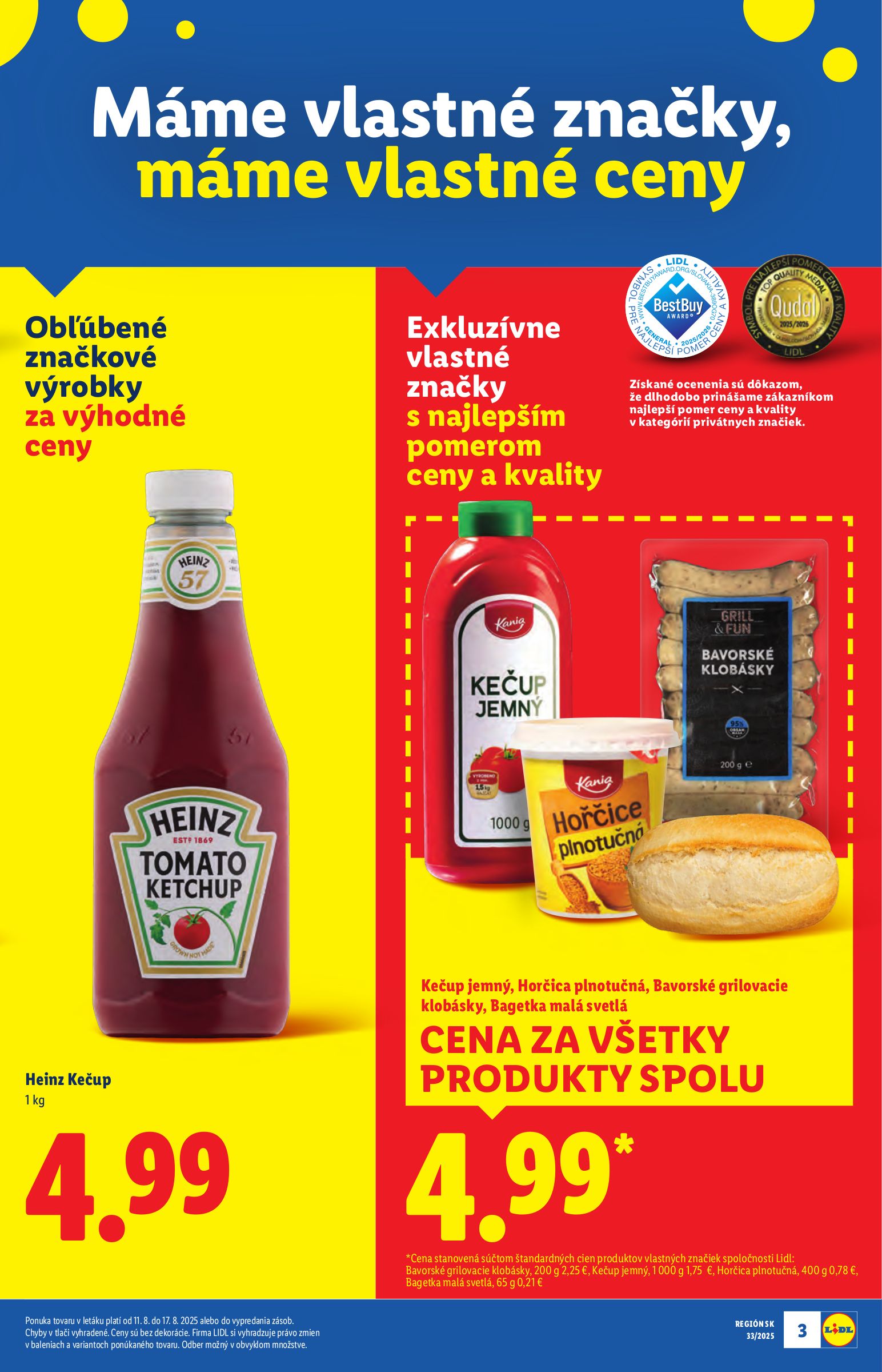 lidl - Leták Lidl platný od 11.08. do 17.08. - page: 3 lidl - Leták Lidl platný od 11.08. do 17.08. - page: 3