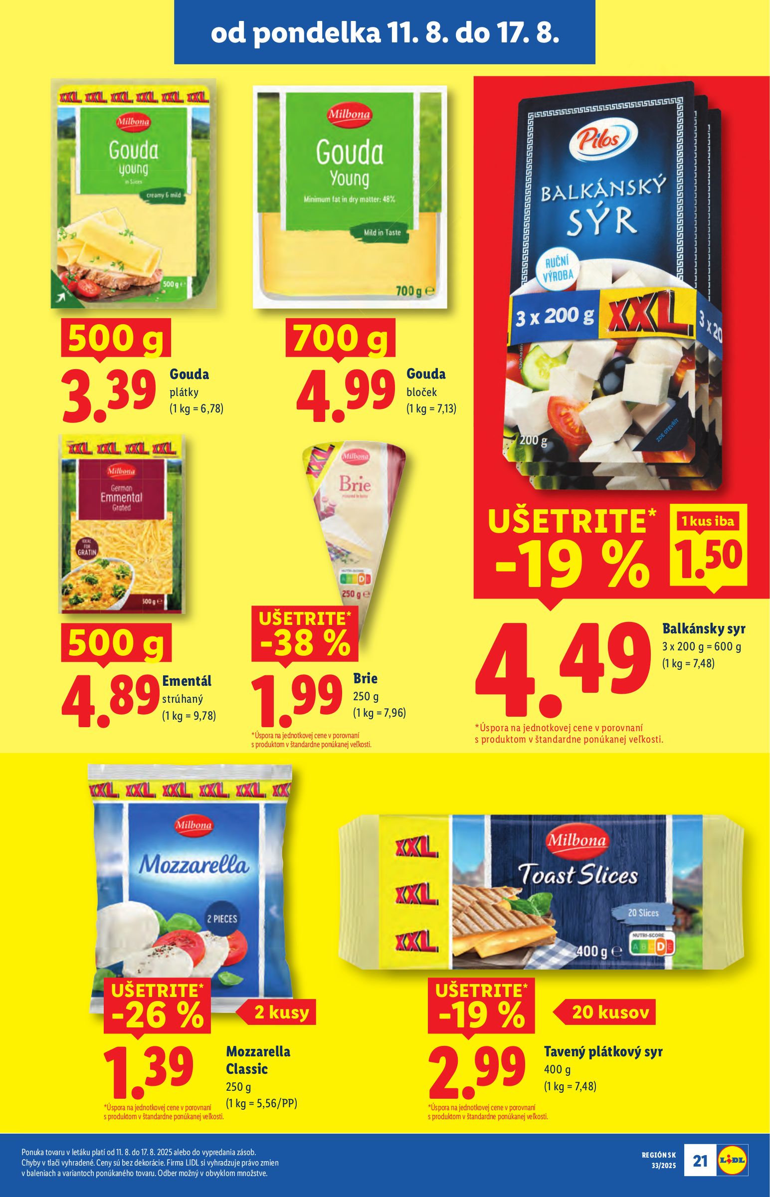 lidl - Leták Lidl platný od 11.08. do 17.08. - page: 21 lidl - Leták Lidl platný od 11.08. do 17.08. - page: 21