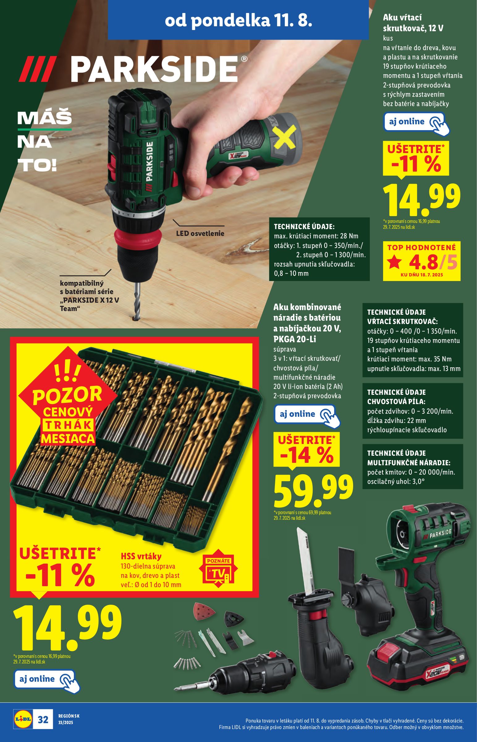 lidl - Leták Lidl platný od 11.08. do 17.08. - page: 38 lidl - Leták Lidl platný od 11.08. do 17.08. - page: 38