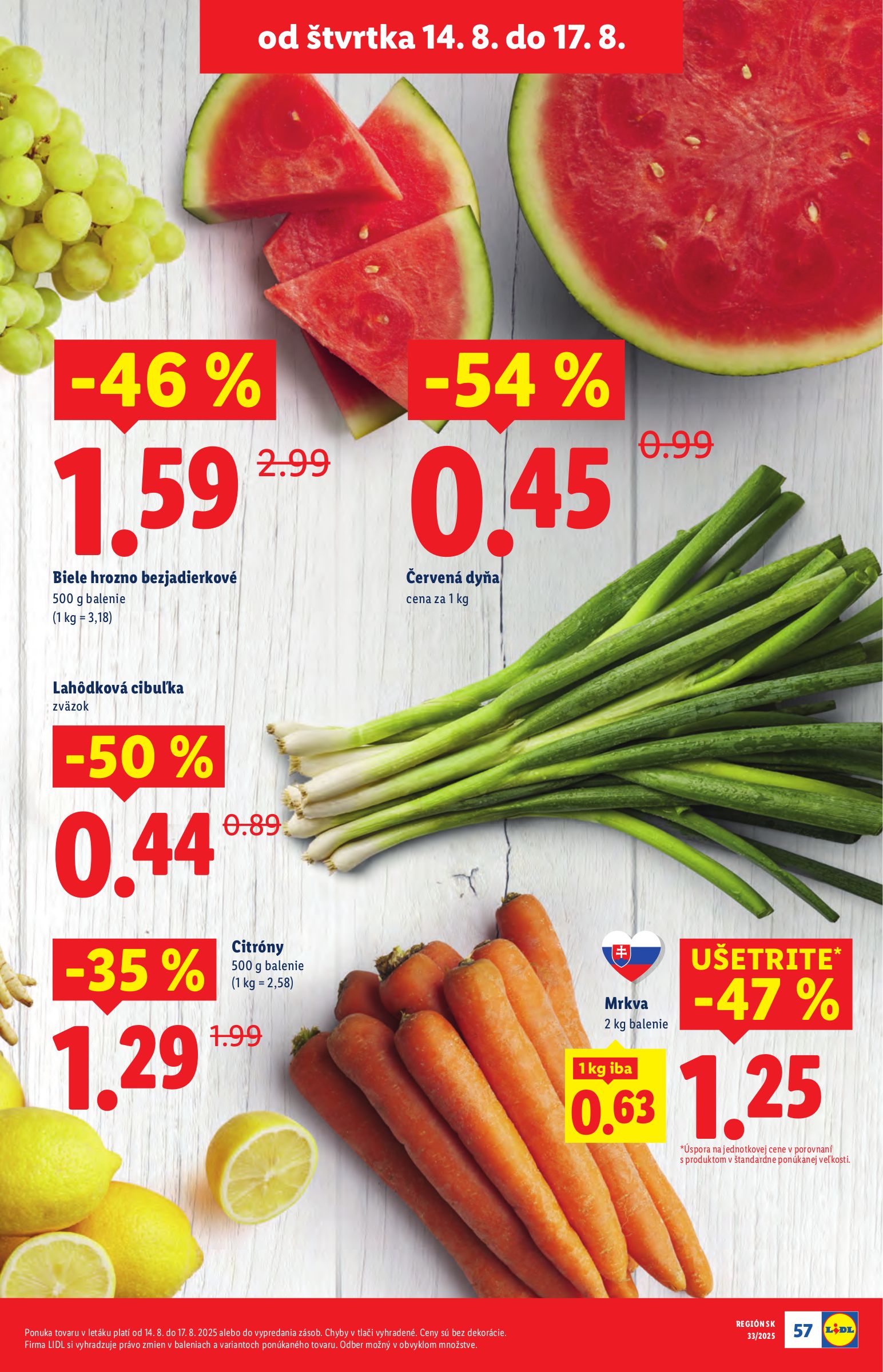 lidl - Leták Lidl platný od 11.08. do 17.08. - page: 63 lidl - Leták Lidl platný od 11.08. do 17.08. - page: 63