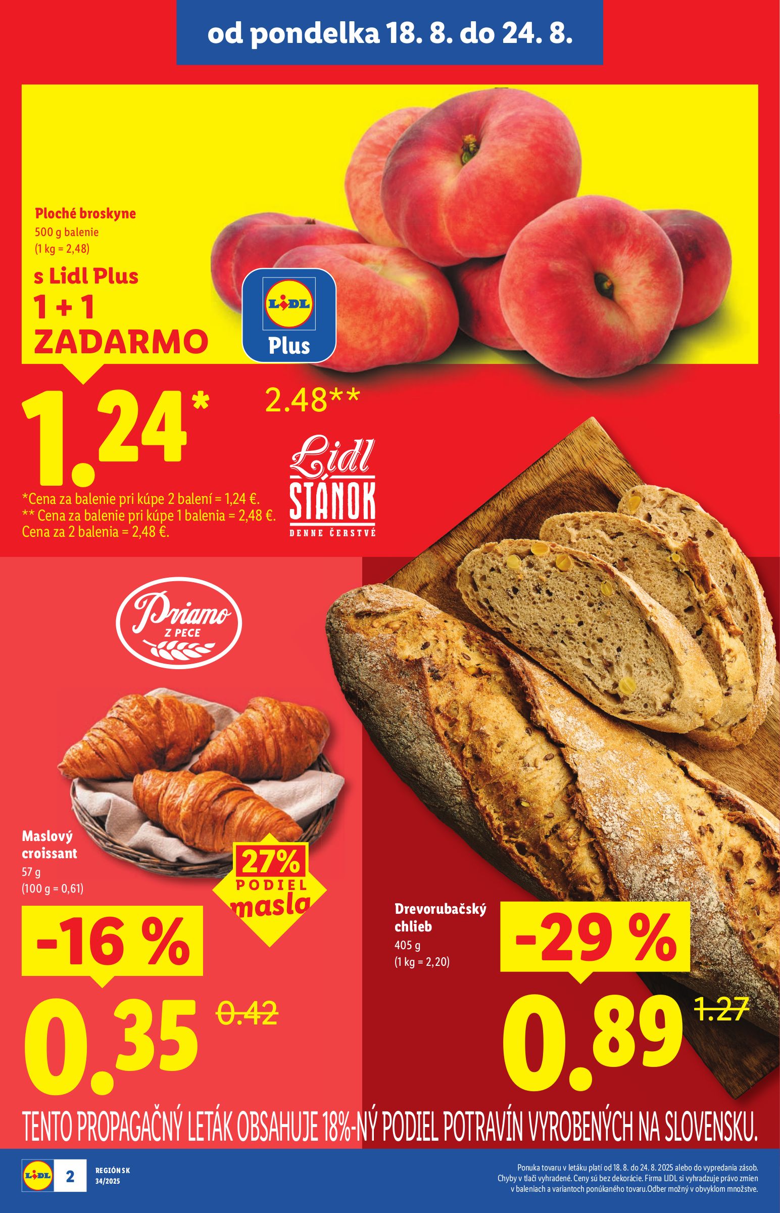 lidl - Leták Lidl - Špeciálne akcie - vybrané predajne platný od 18.08. do 24.08. - page: 2