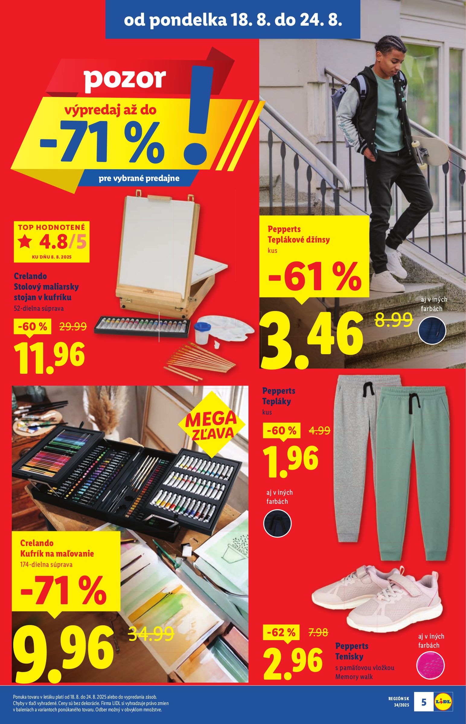 lidl - Leták Lidl - Špeciálne akcie - vybrané predajne platný od 18.08. do 24.08. - page: 5