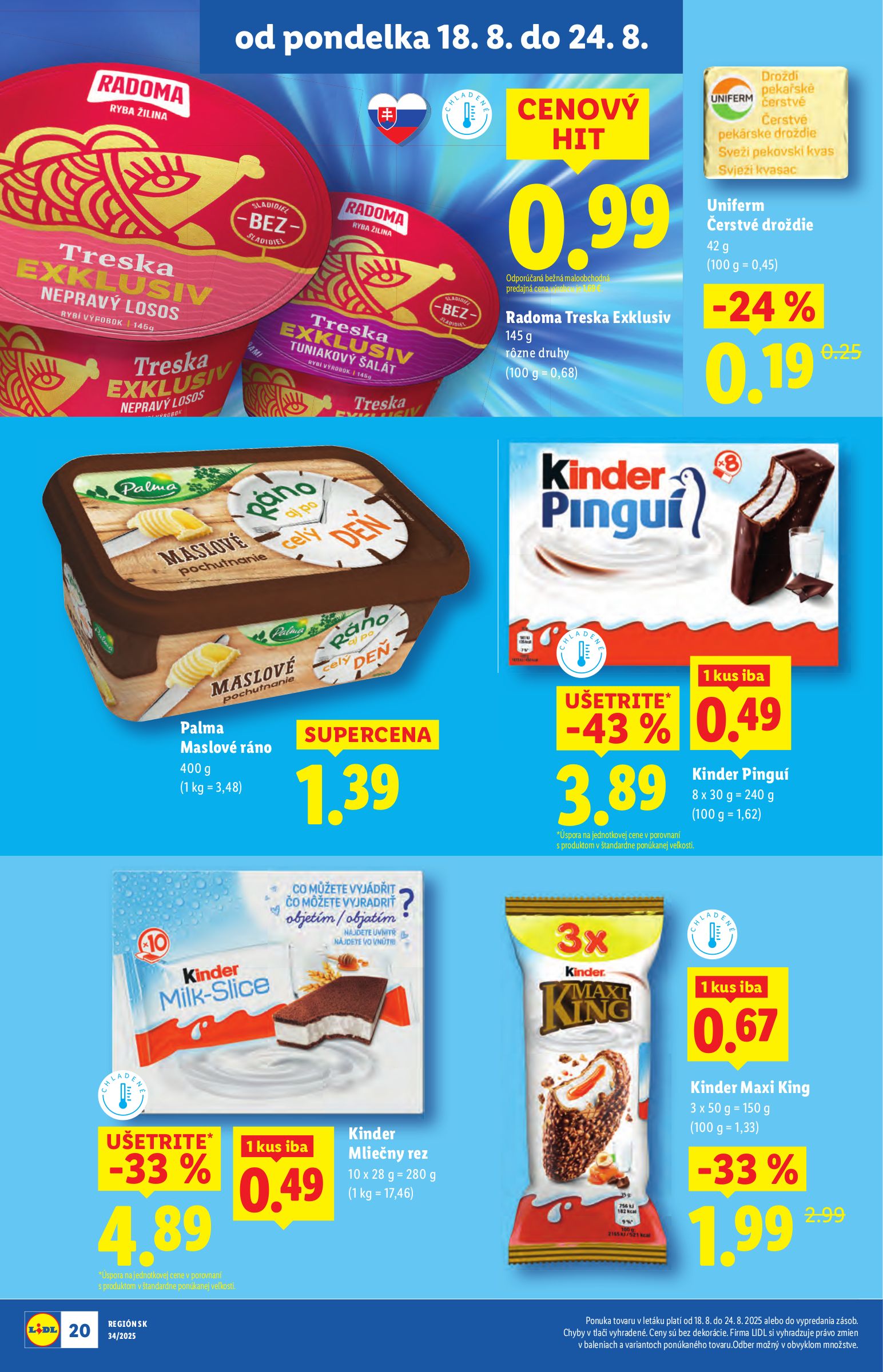 lidl - Leták Lidl platný od 18.08. do 24.08. - page: 20 lidl - Leták Lidl platný od 18.08. do 24.08. - page: 20