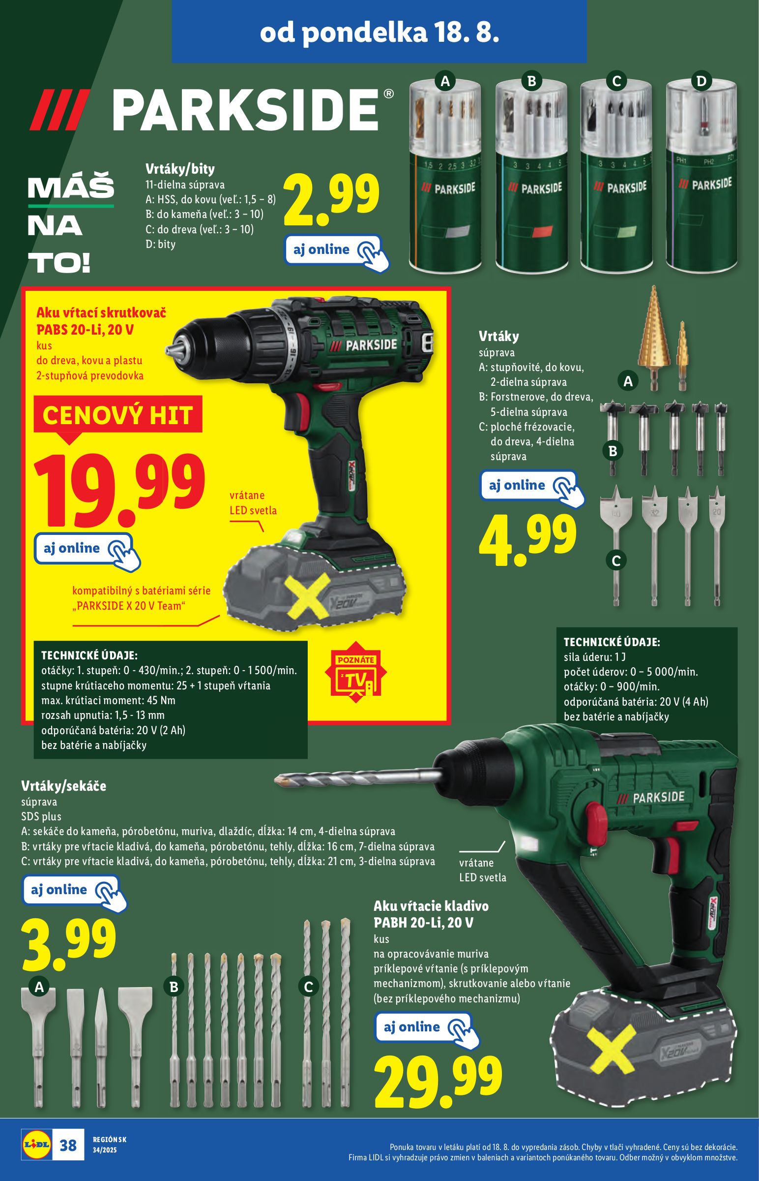 lidl - Leták Lidl platný od 18.08. do 24.08. - page: 46 lidl - Leták Lidl platný od 18.08. do 24.08. - page: 46