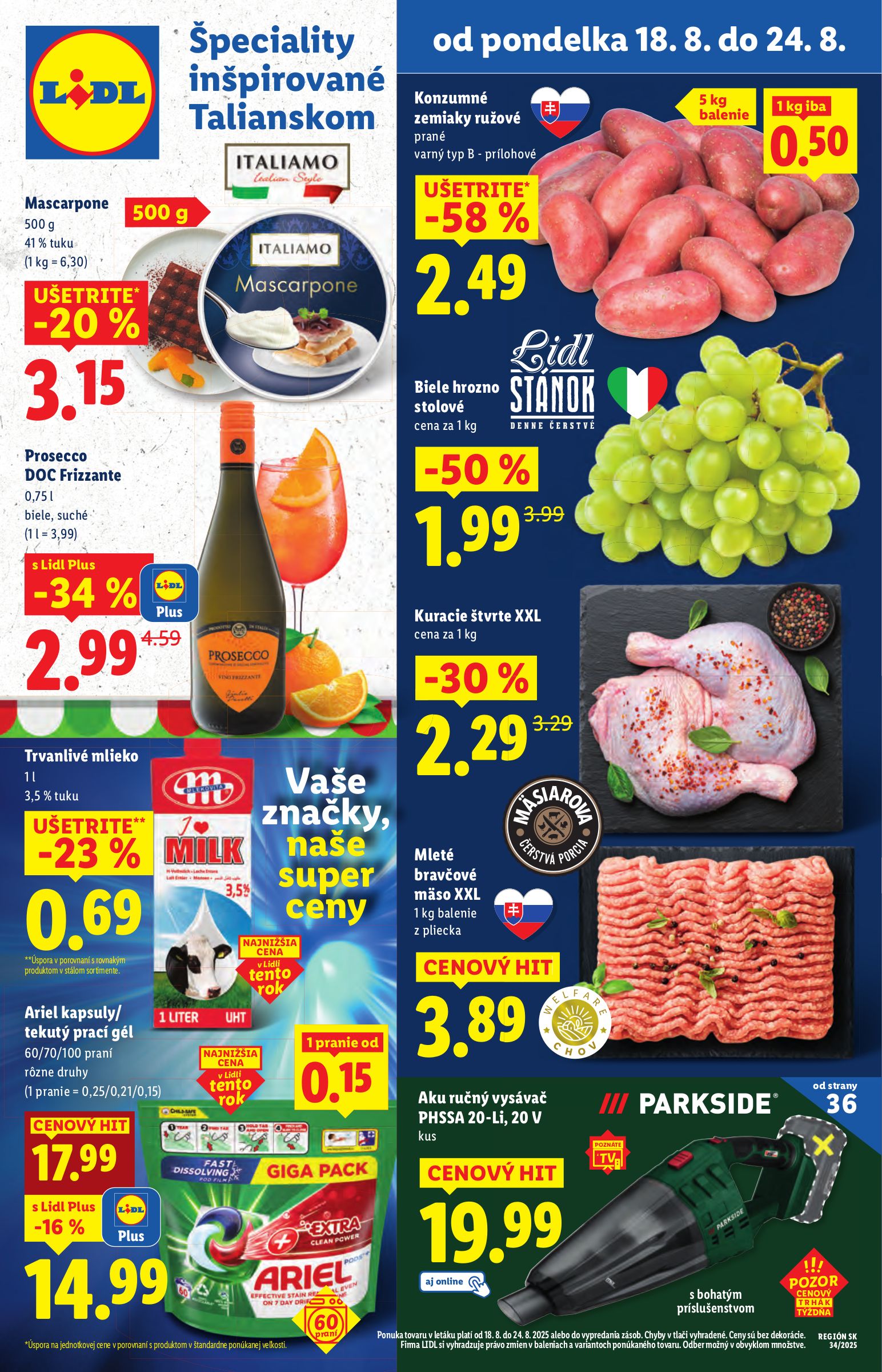 lidl - Leták Lidl platný od 18.08. do 24.08.