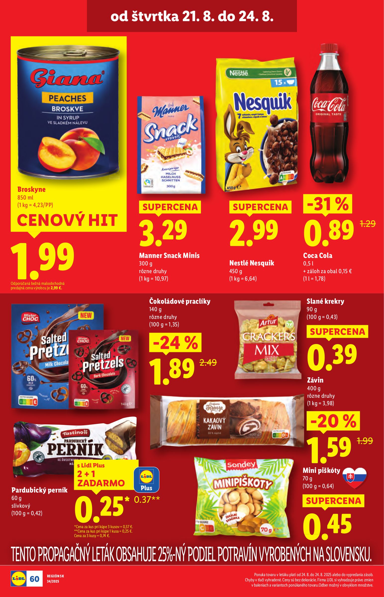 lidl - Leták Lidl platný od 18.08. do 24.08. - page: 64 lidl - Leták Lidl platný od 18.08. do 24.08. - page: 64
