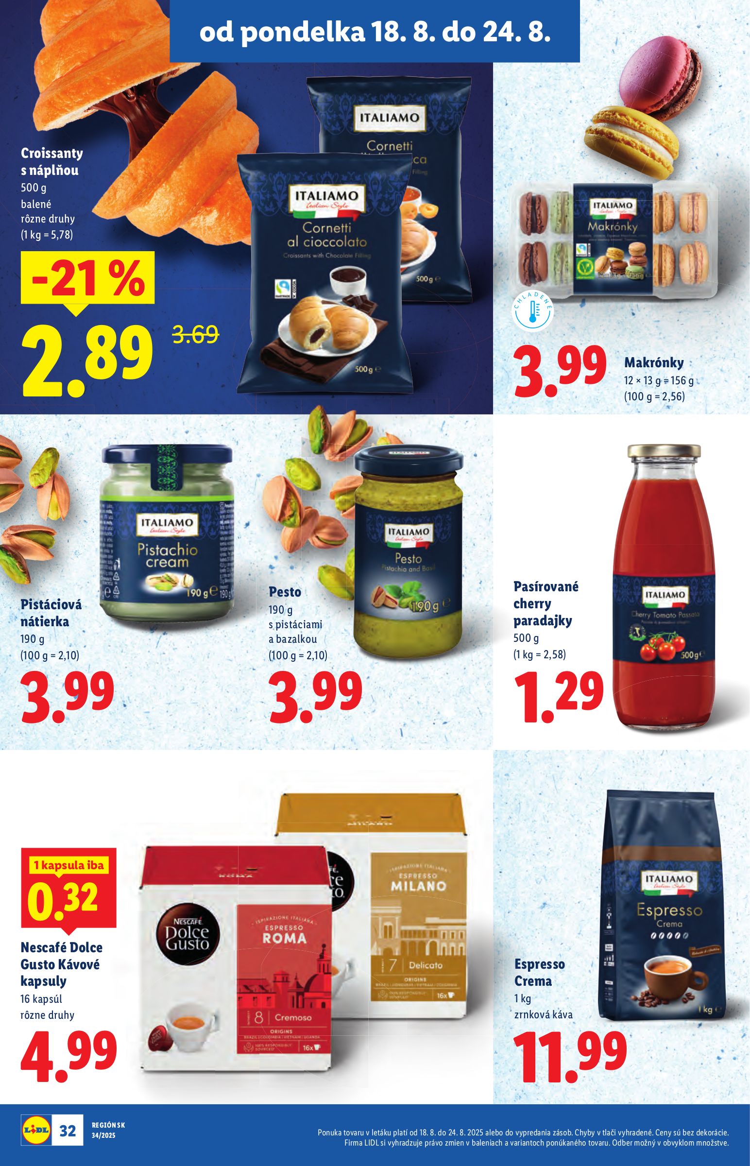 lidl - Leták Lidl platný od 18.08. do 24.08. - page: 34 lidl - Leták Lidl platný od 18.08. do 24.08. - page: 34