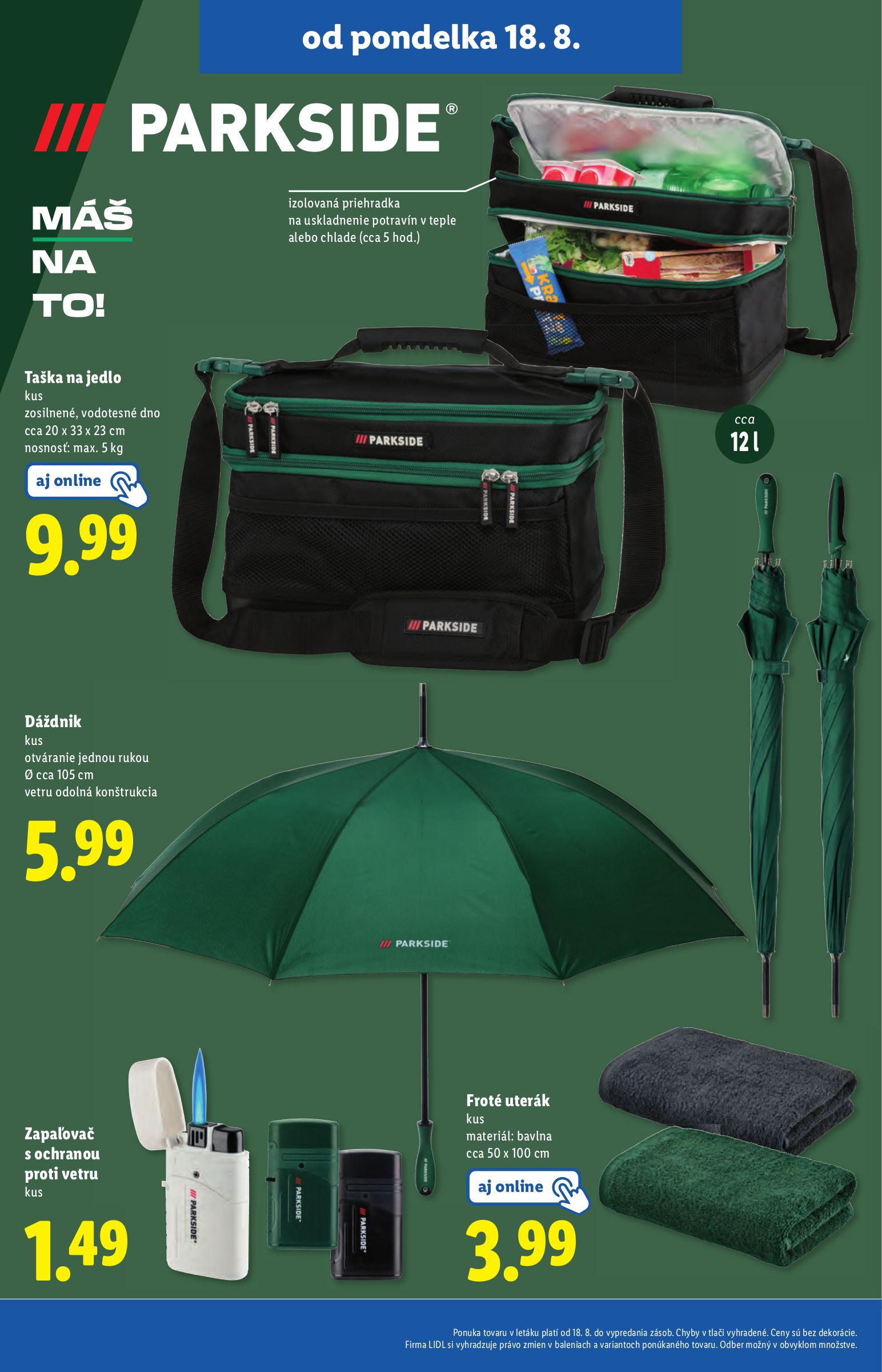 lidl - Leták Lidl platný od 18.08. do 24.08. - page: 52 lidl - Leták Lidl platný od 18.08. do 24.08. - page: 52