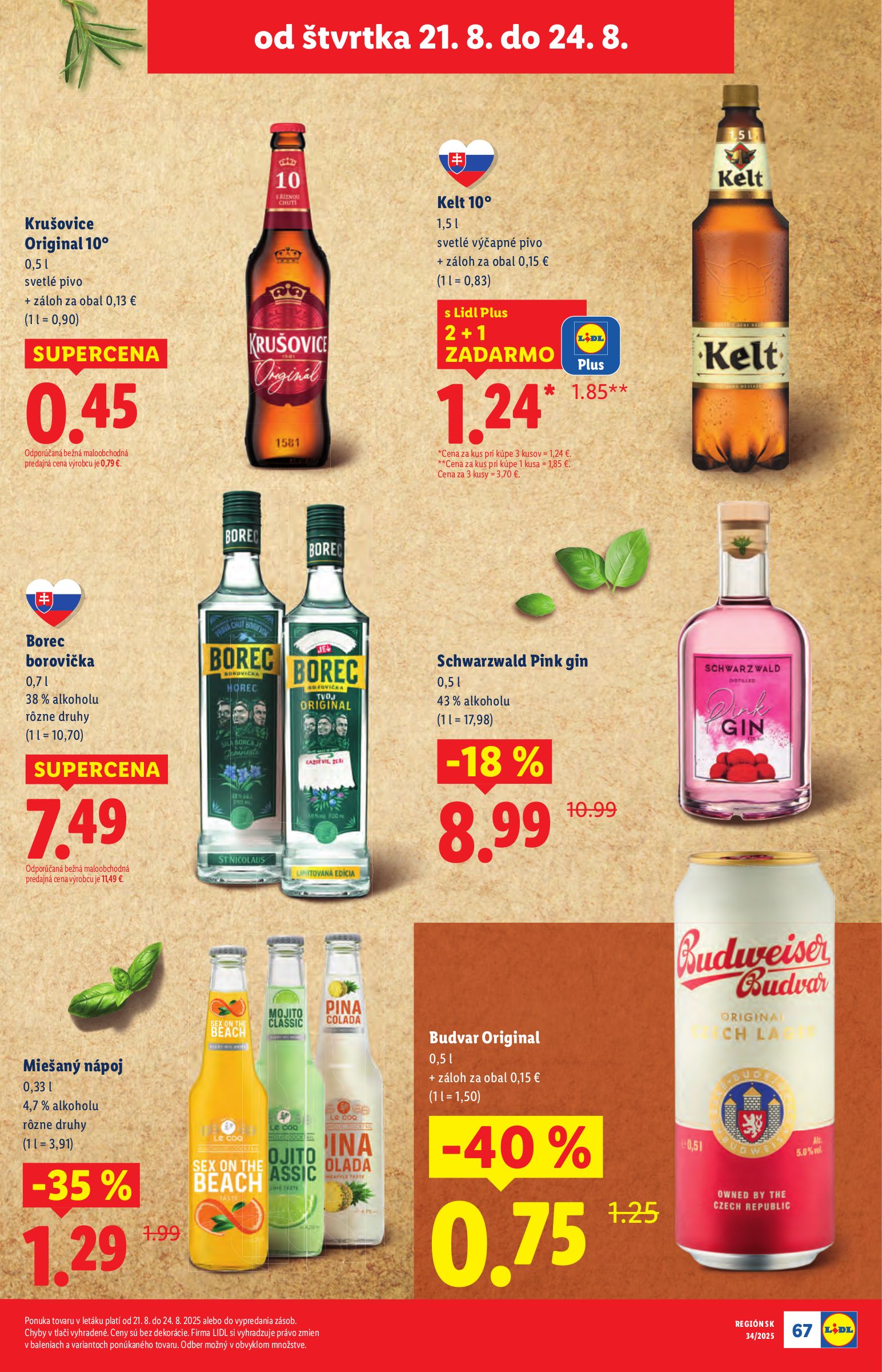 lidl - Leták Lidl platný od 18.08. do 24.08. - page: 73 lidl - Leták Lidl platný od 18.08. do 24.08. - page: 73