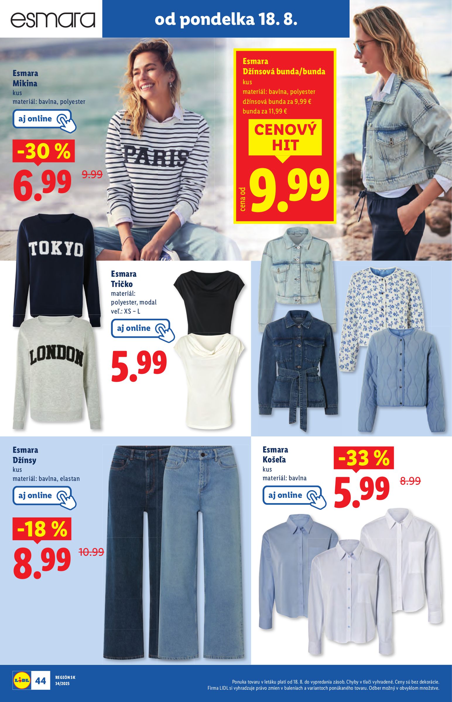 lidl - Leták Lidl platný od 18.08. do 24.08. - page: 54 lidl - Leták Lidl platný od 18.08. do 24.08. - page: 54