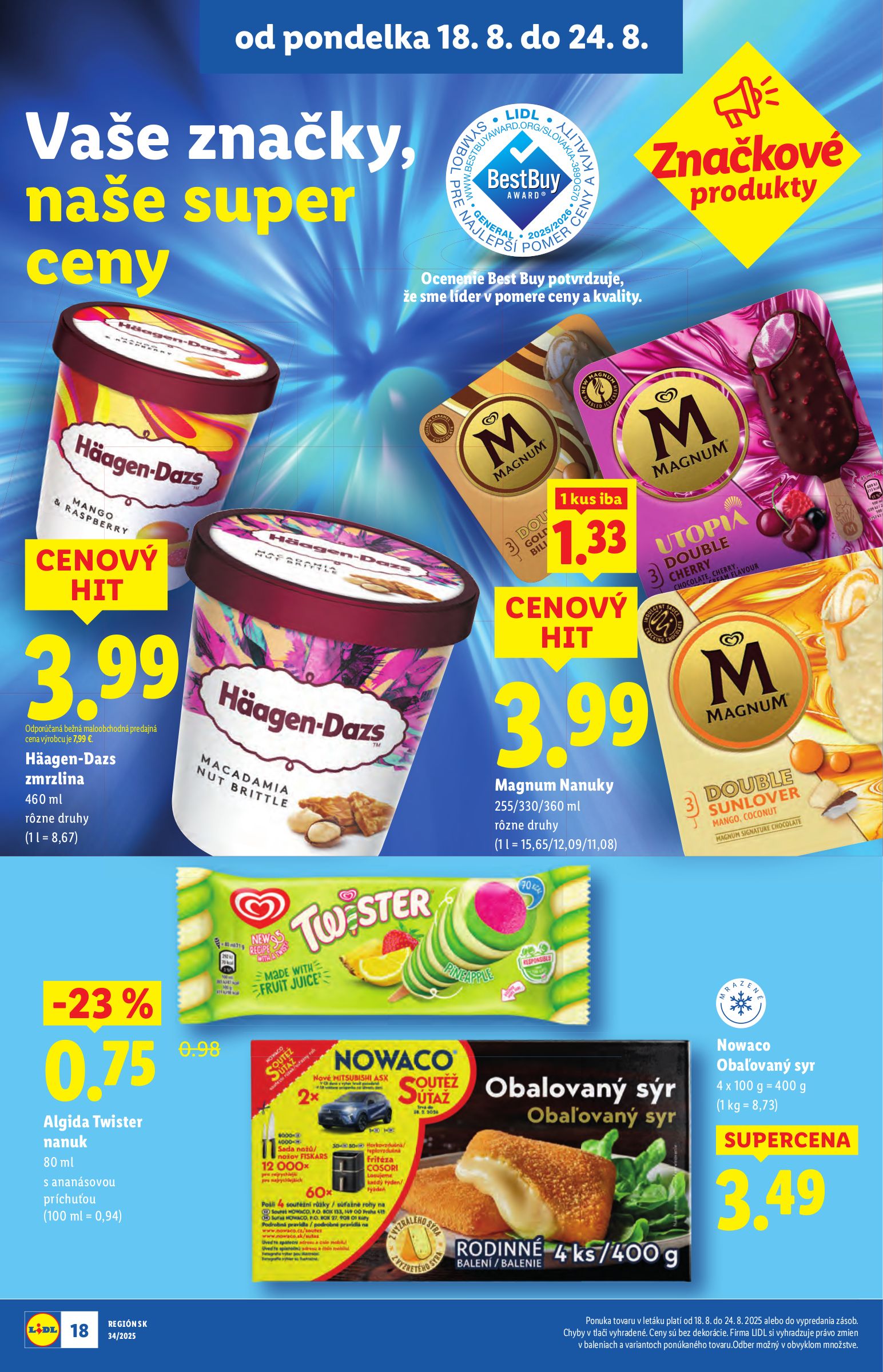 lidl - Leták Lidl platný od 18.08. do 24.08. - page: 18 lidl - Leták Lidl platný od 18.08. do 24.08. - page: 18
