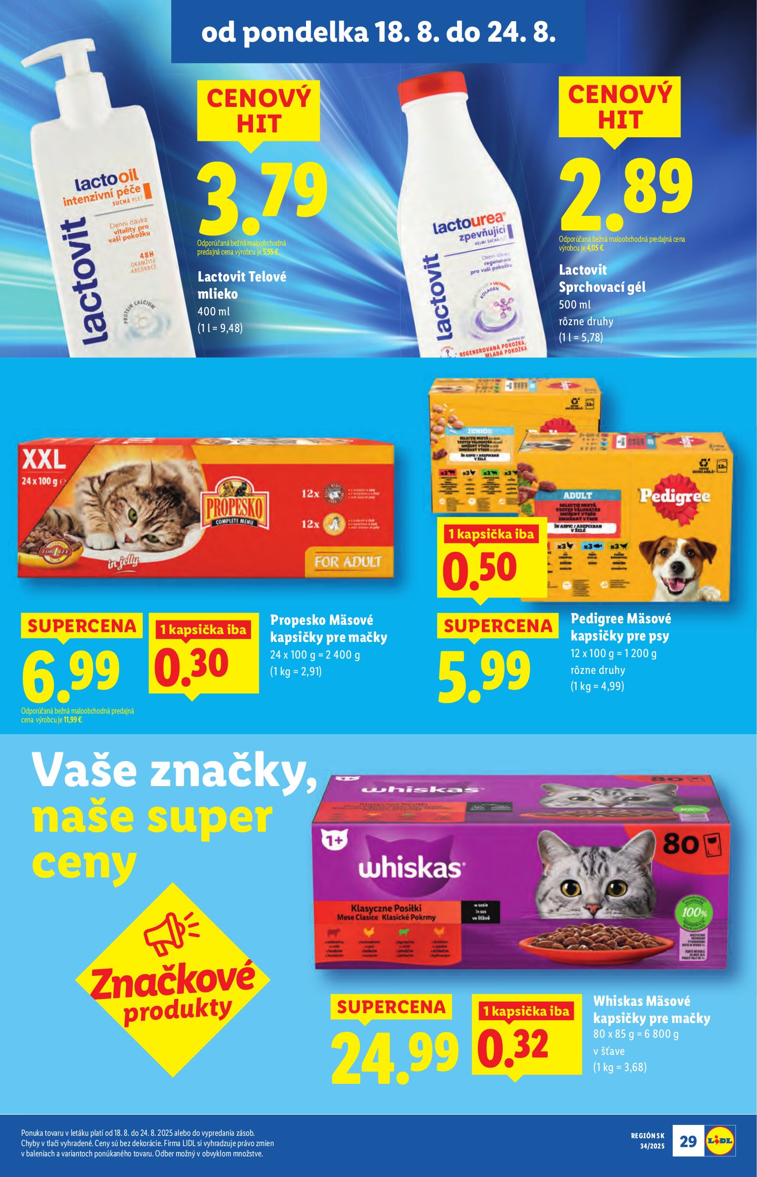 lidl - Leták Lidl platný od 18.08. do 24.08. - page: 29 lidl - Leták Lidl platný od 18.08. do 24.08. - page: 29