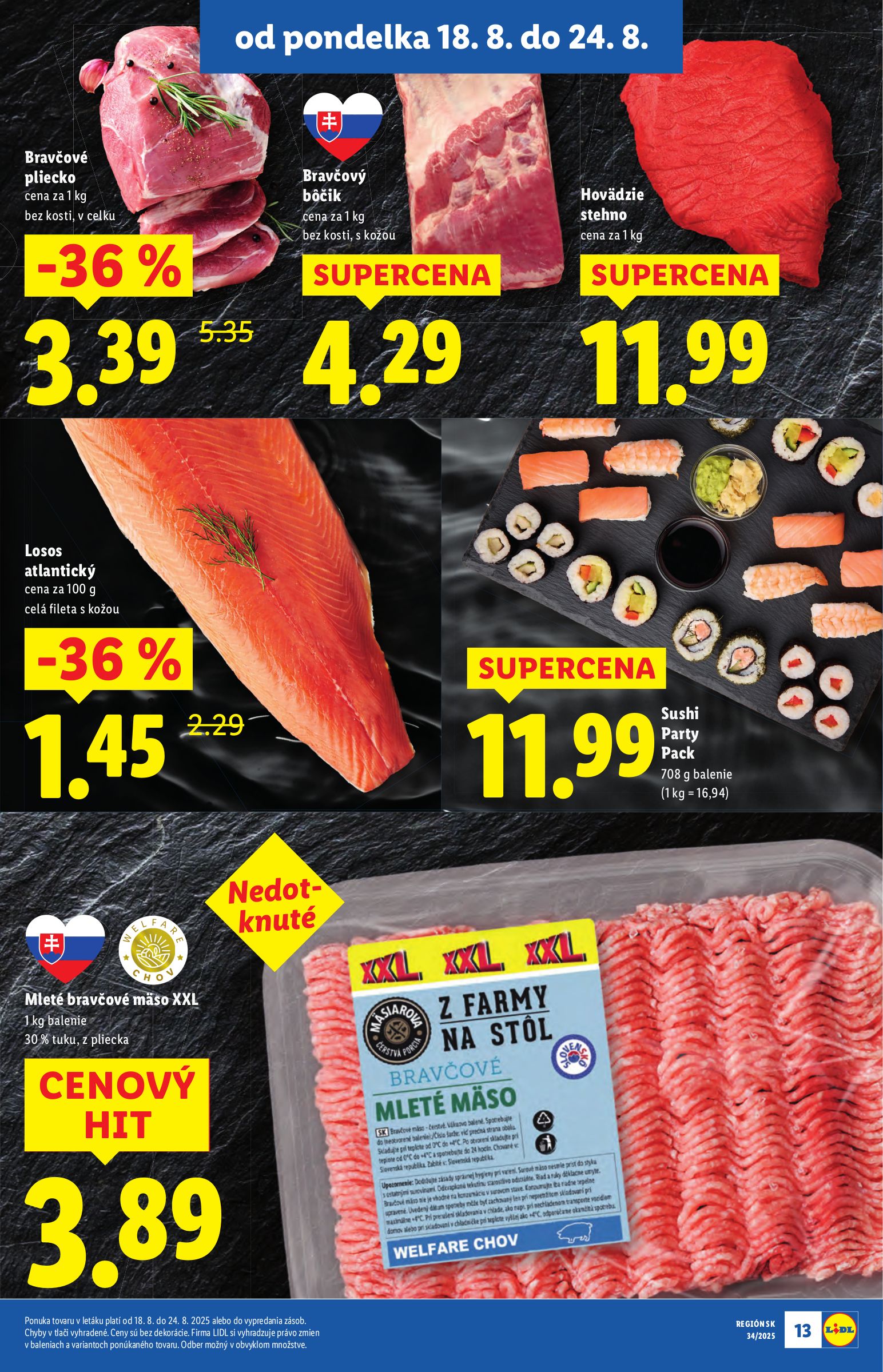lidl - Leták Lidl platný od 18.08. do 24.08. - page: 13 lidl - Leták Lidl platný od 18.08. do 24.08. - page: 13