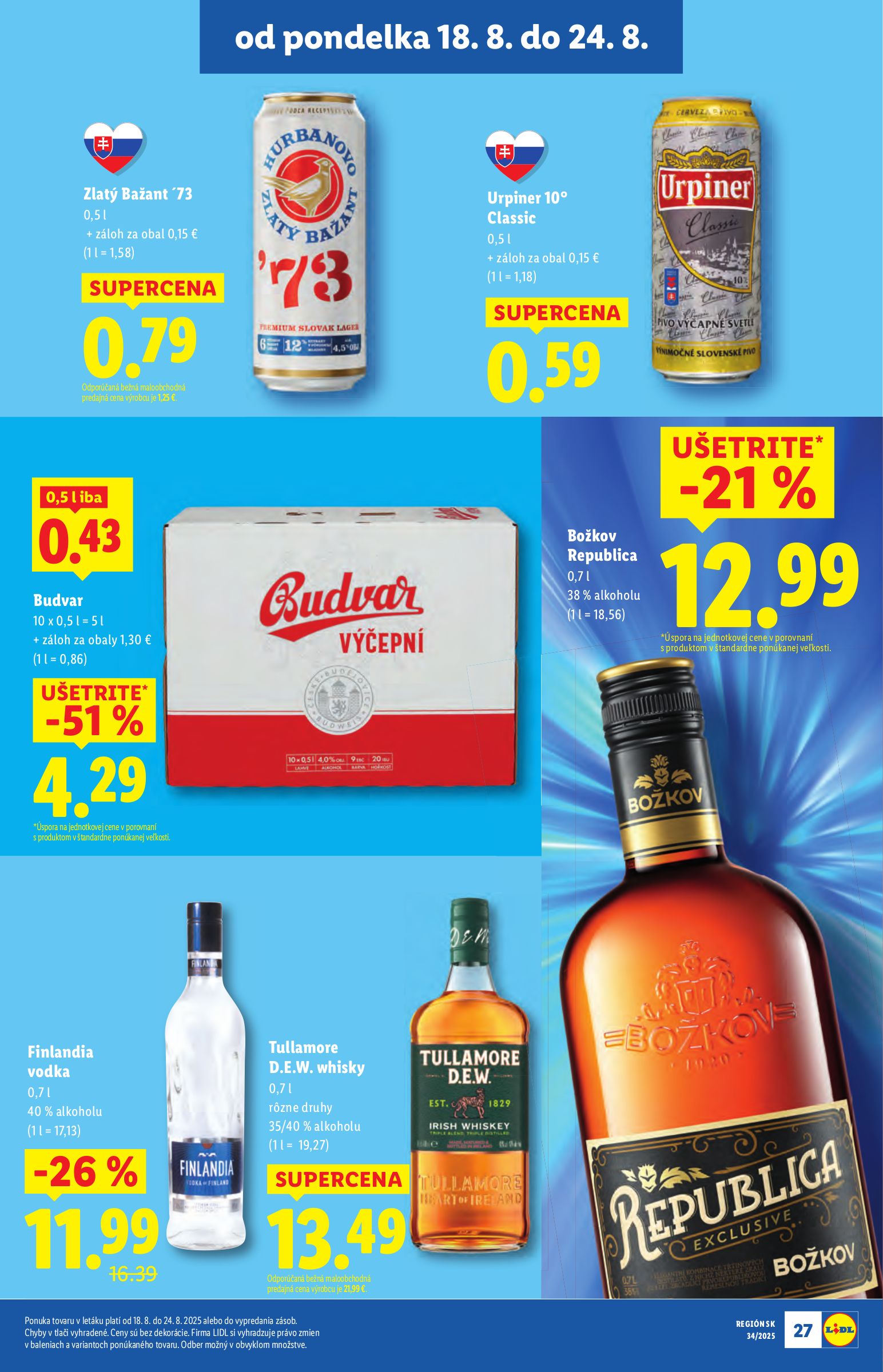 lidl - Leták Lidl platný od 18.08. do 24.08. - page: 27 lidl - Leták Lidl platný od 18.08. do 24.08. - page: 27