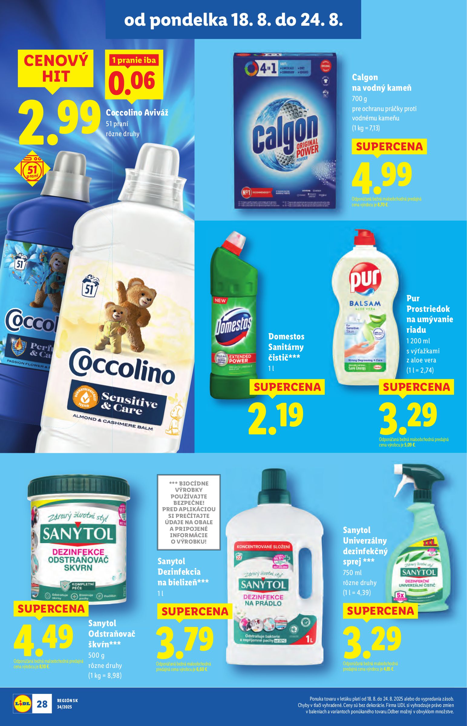 lidl - Leták Lidl platný od 18.08. do 24.08. - page: 28 lidl - Leták Lidl platný od 18.08. do 24.08. - page: 28