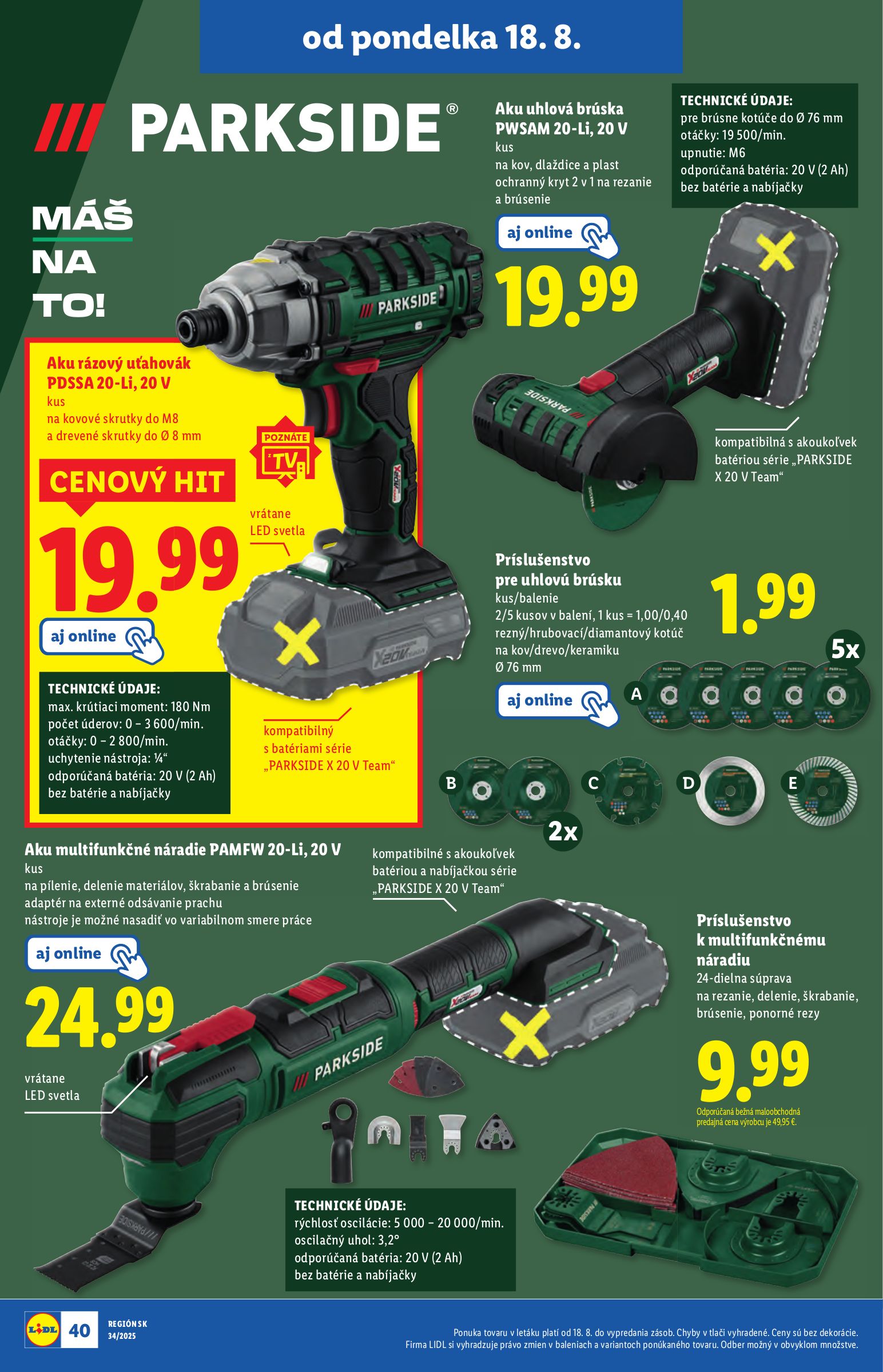 lidl - Leták Lidl platný od 18.08. do 24.08. - page: 48 lidl - Leták Lidl platný od 18.08. do 24.08. - page: 48