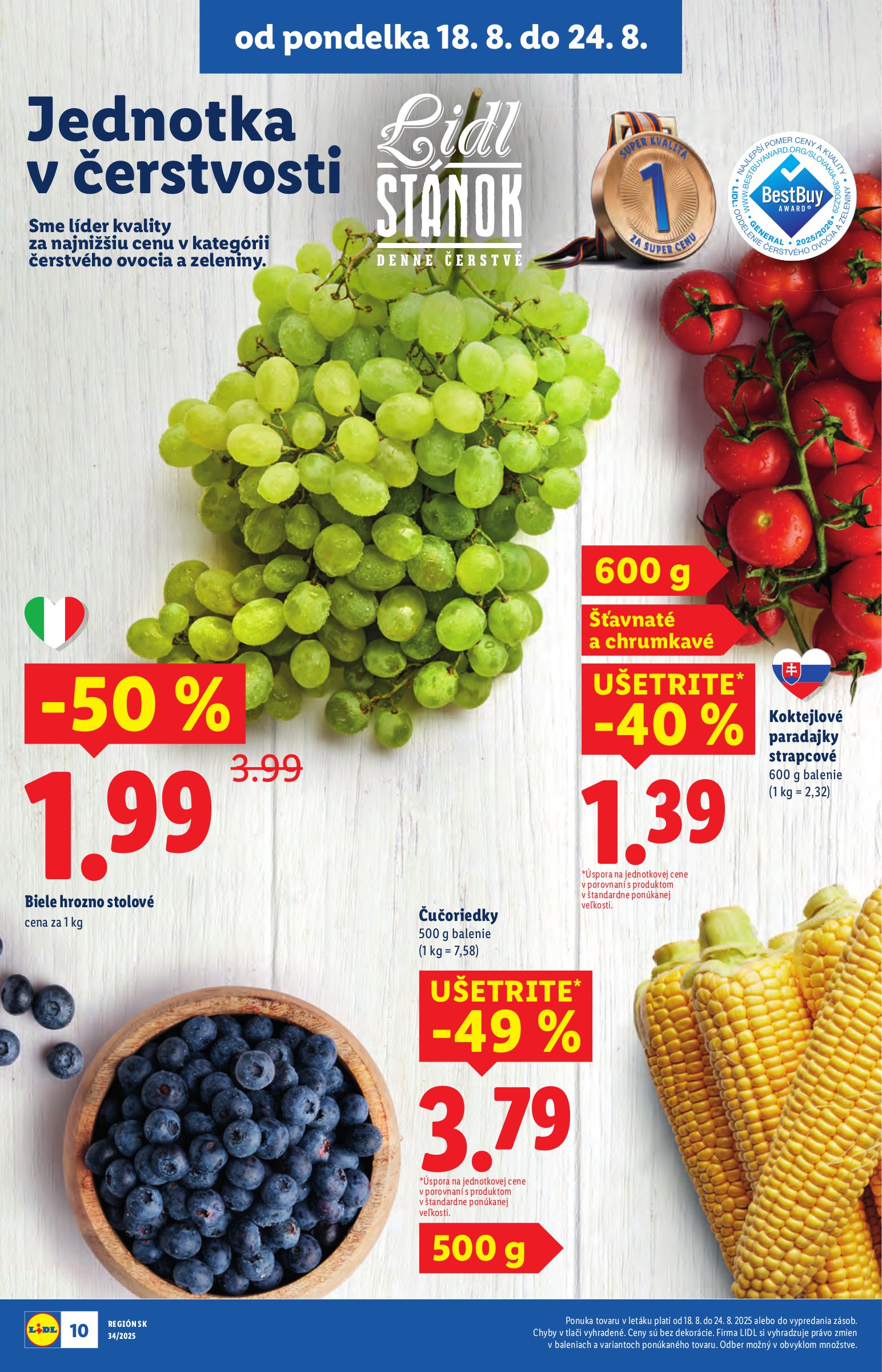 lidl - Leták Lidl platný od 18.08. do 24.08. - page: 10 lidl - Leták Lidl platný od 18.08. do 24.08. - page: 10
