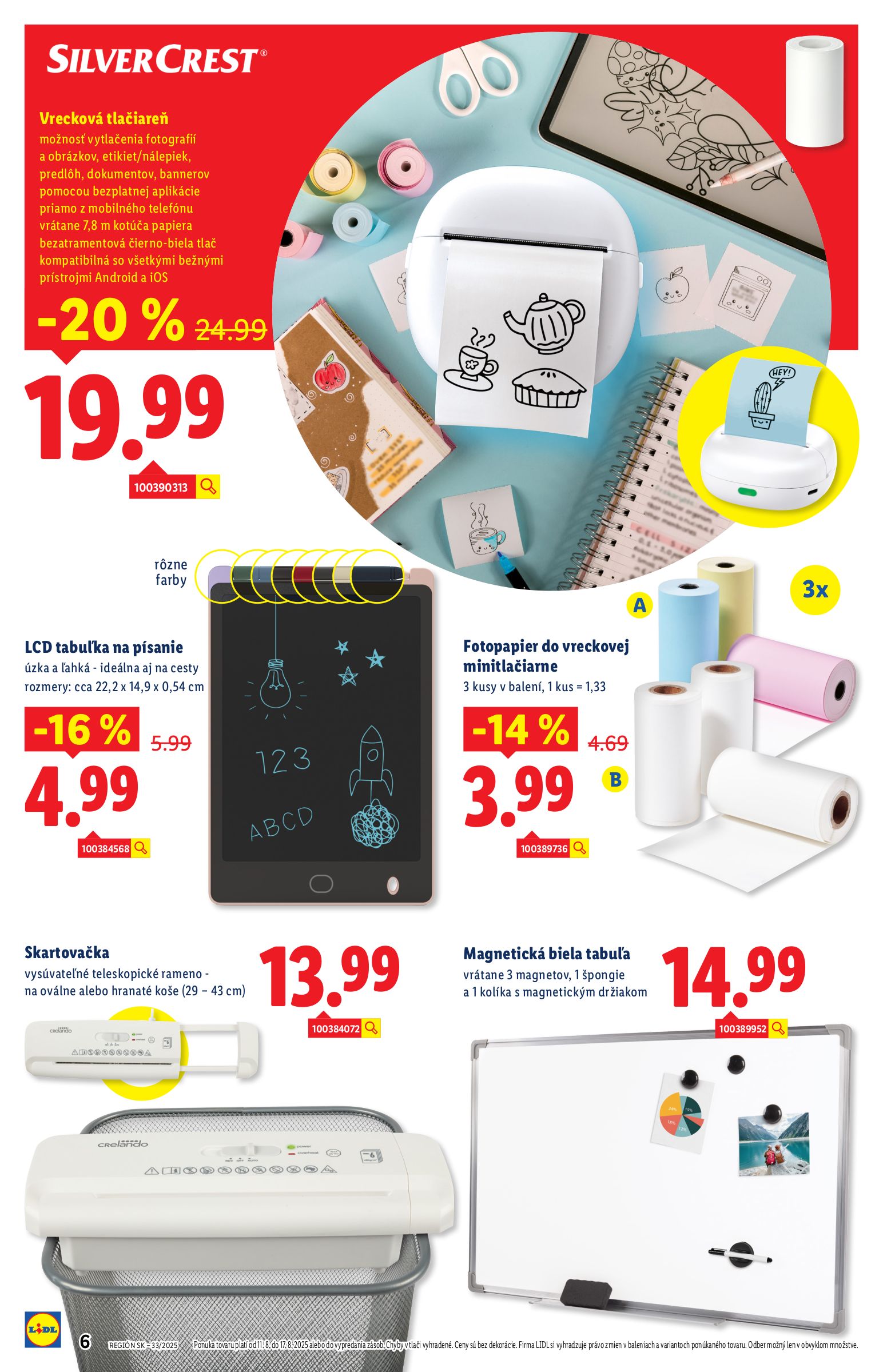 lidl - Leták Lidl.sk platný od 11.08. do 17.08. - page: 6