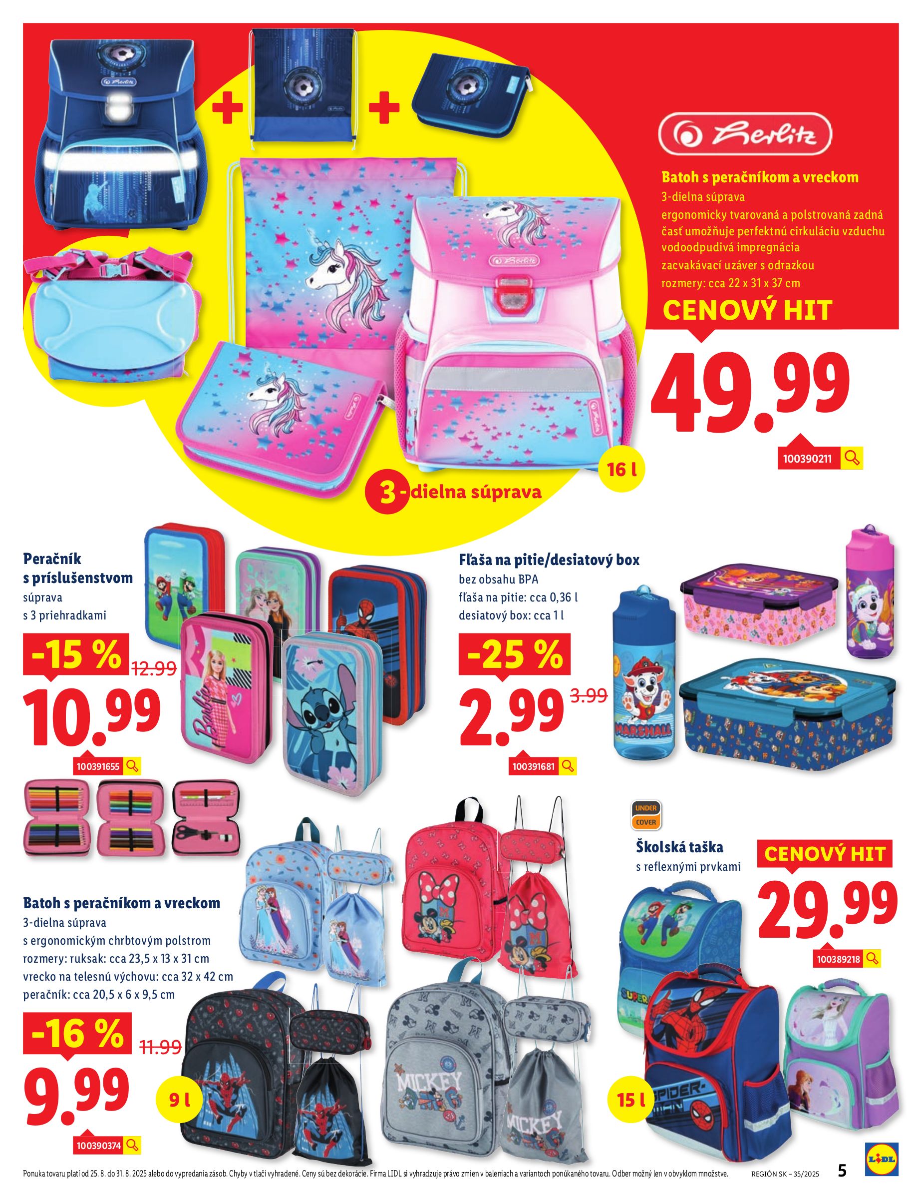 lidl - Leták Lidl.sk platný od 25.08. do 31.08. - page: 5