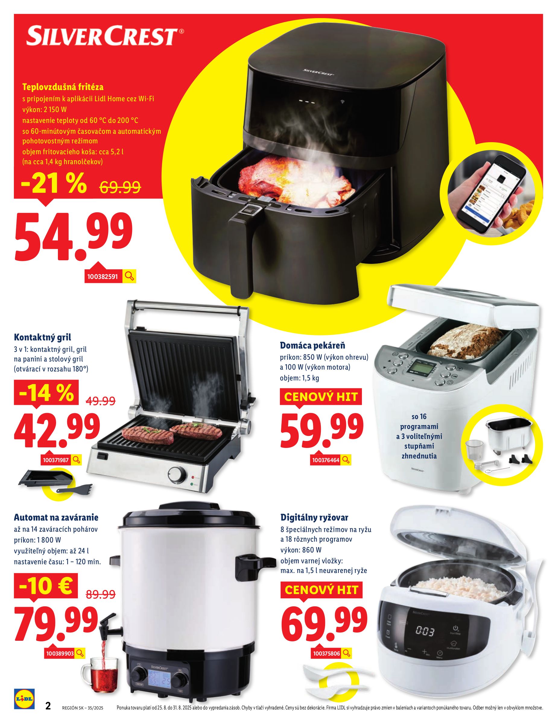 lidl - Leták Lidl.sk platný od 25.08. do 31.08. - page: 2