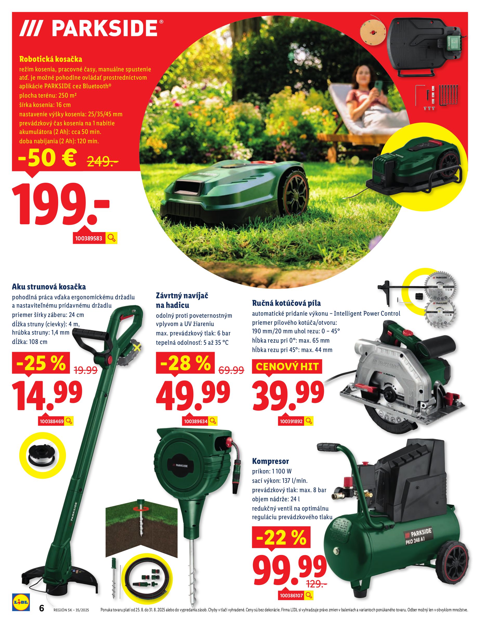 lidl - Leták Lidl.sk platný od 25.08. do 31.08. - page: 6