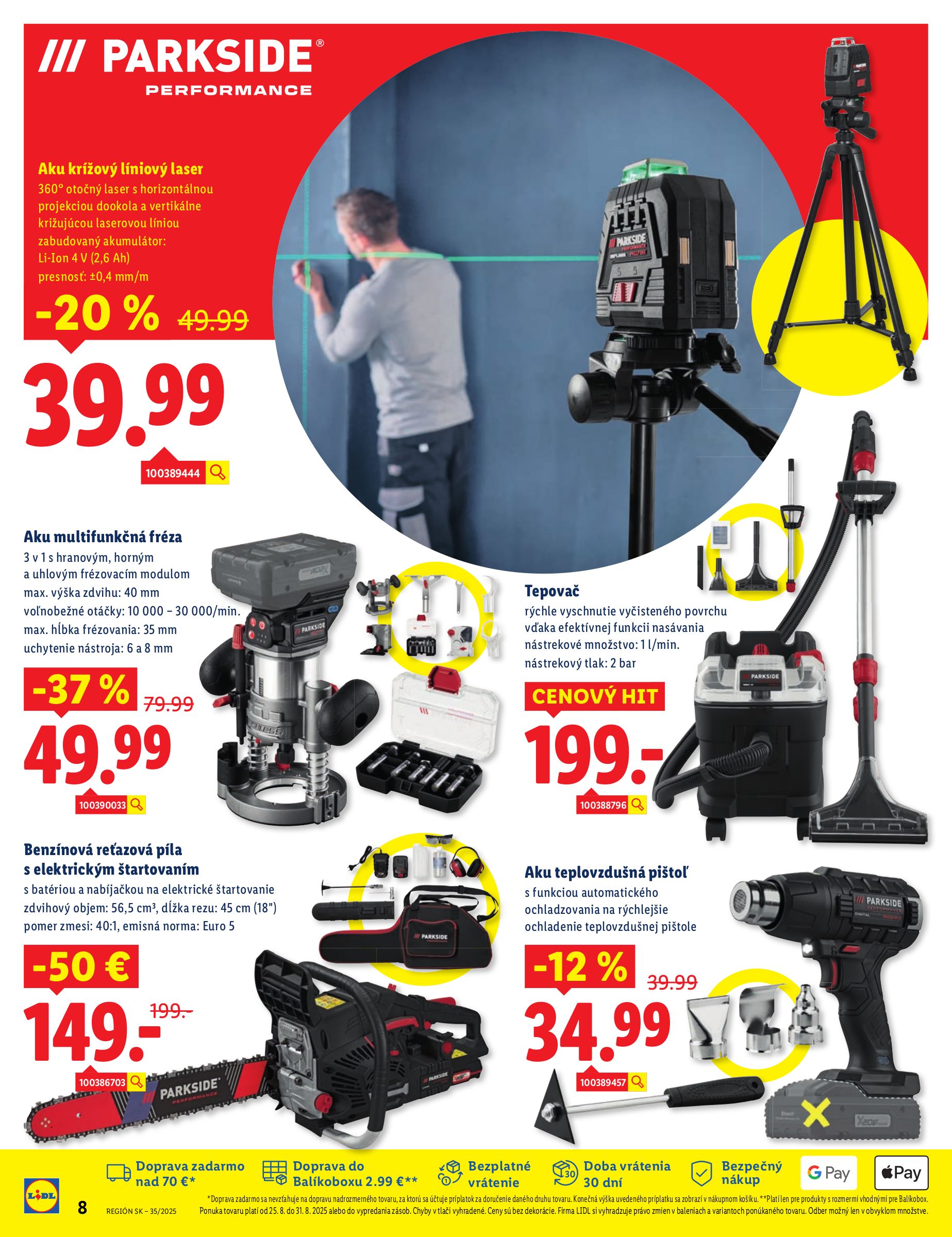 lidl - Leták Lidl.sk platný od 25.08. do 31.08. - page: 8