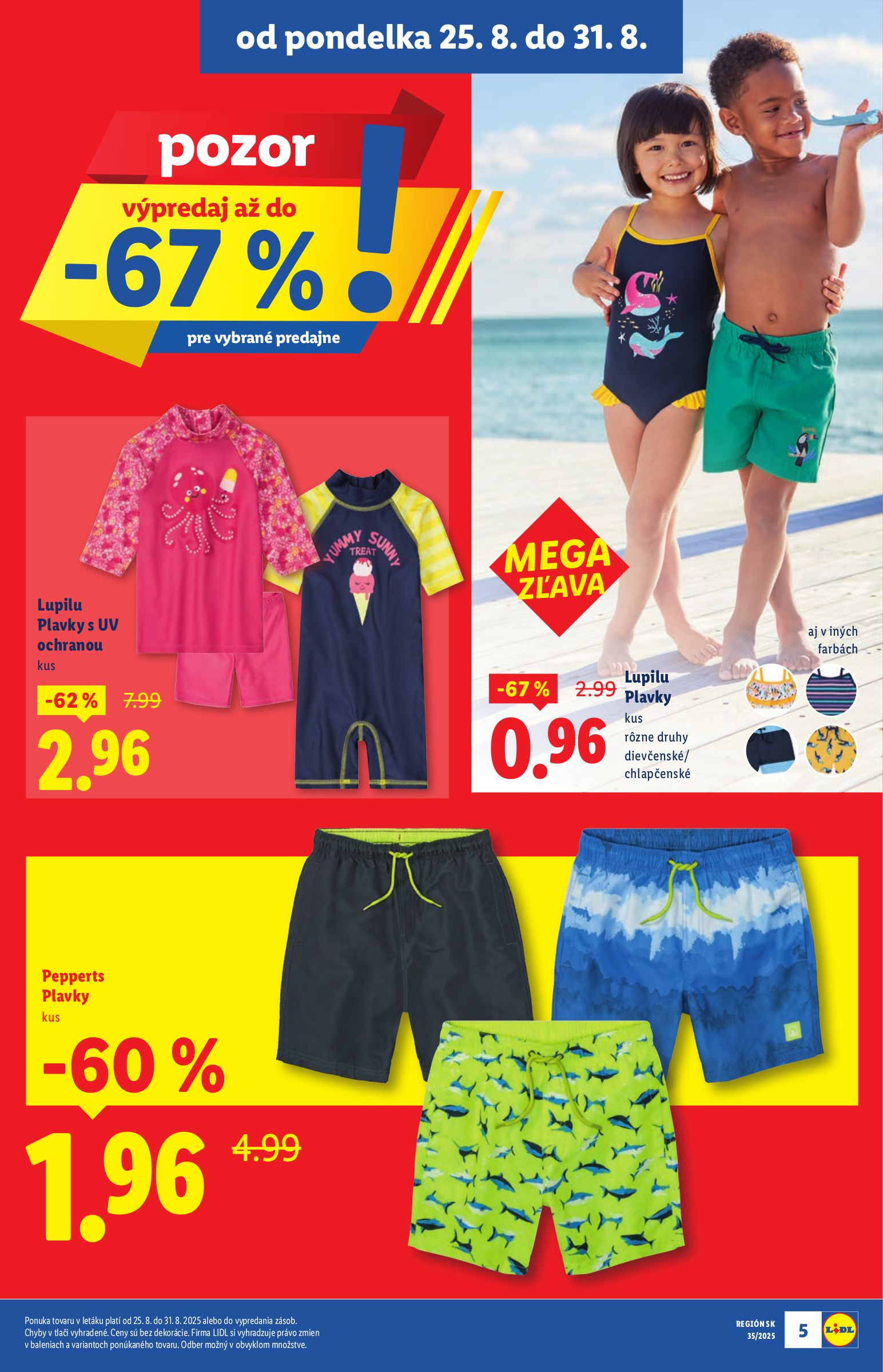 lidl - Leták Lidl - Špeciálne akcie - vybrané predajne platný od 25.08. do 31.08. - page: 5