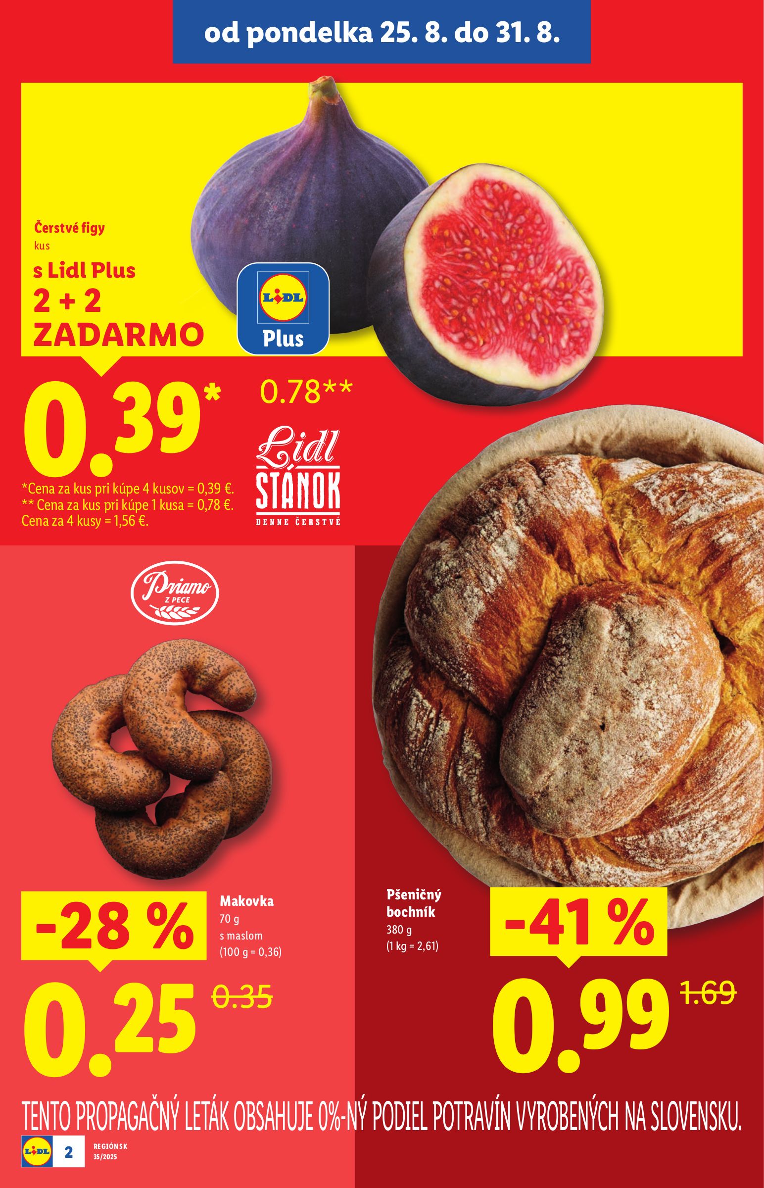 lidl - Leták Lidl - Špeciálne akcie - vybrané predajne platný od 25.08. do 31.08. - page: 2
