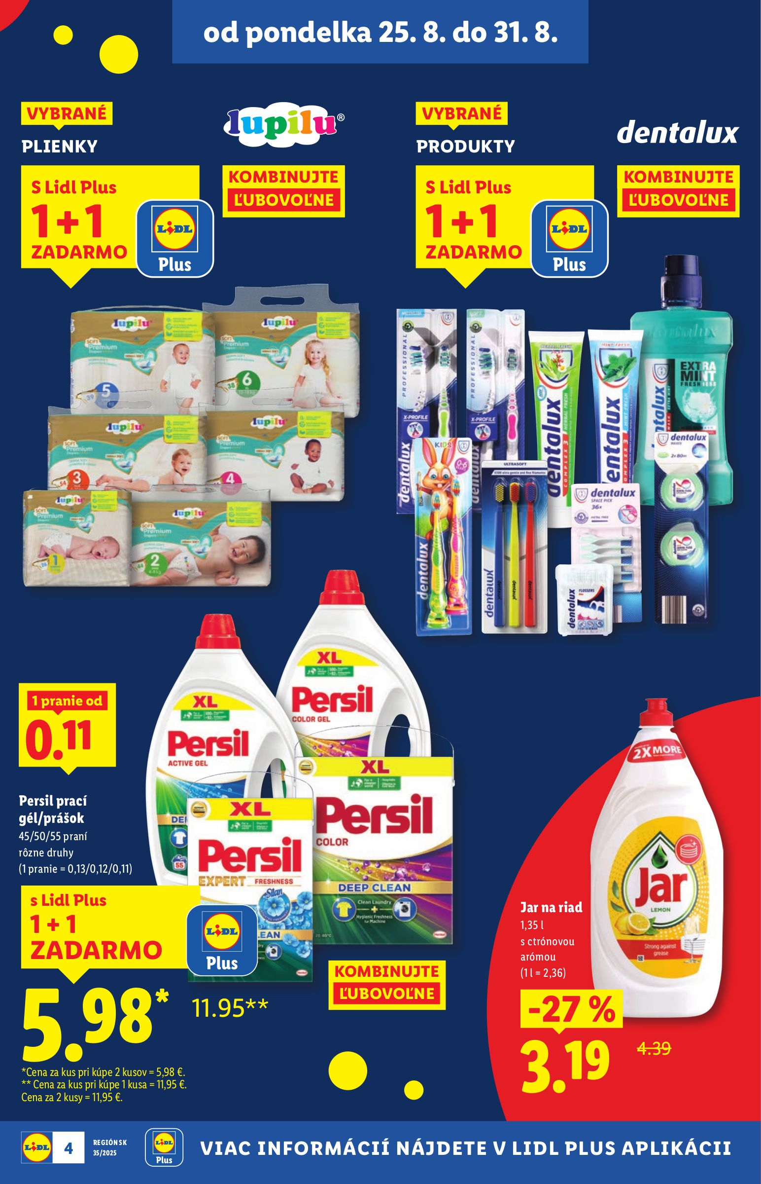 lidl - Leták Lidl - Špeciálne akcie - vybrané predajne platný od 25.08. do 31.08. - page: 4