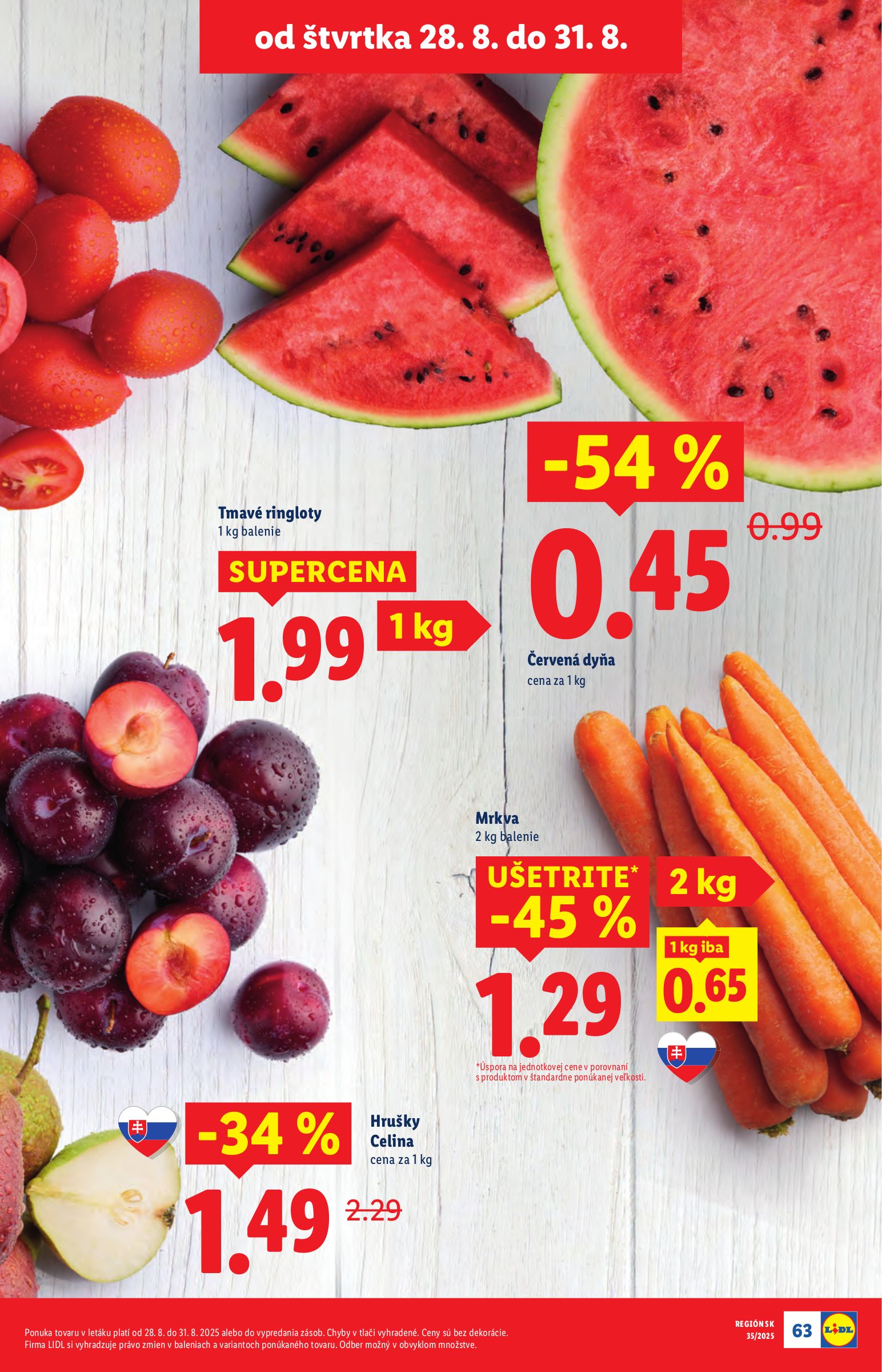lidl - Leták Lidl platný od 25.08. do 31.08. - page: 73 lidl - Leták Lidl platný od 25.08. do 31.08. - page: 73