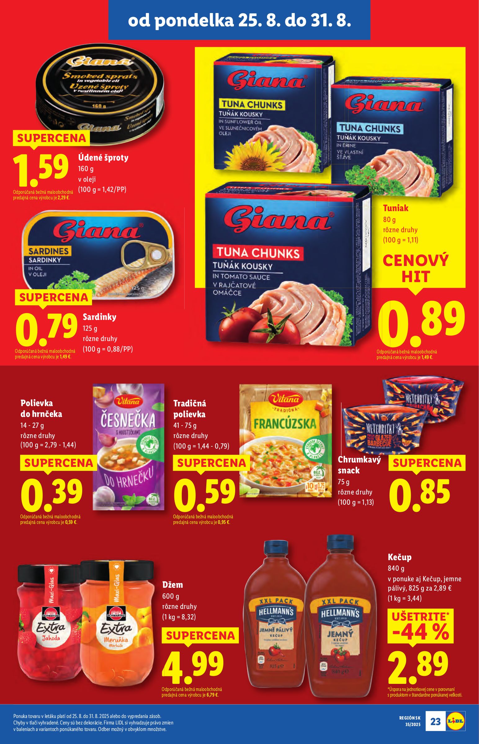 lidl - Leták Lidl platný od 25.08. do 31.08. - page: 31 lidl - Leták Lidl platný od 25.08. do 31.08. - page: 31