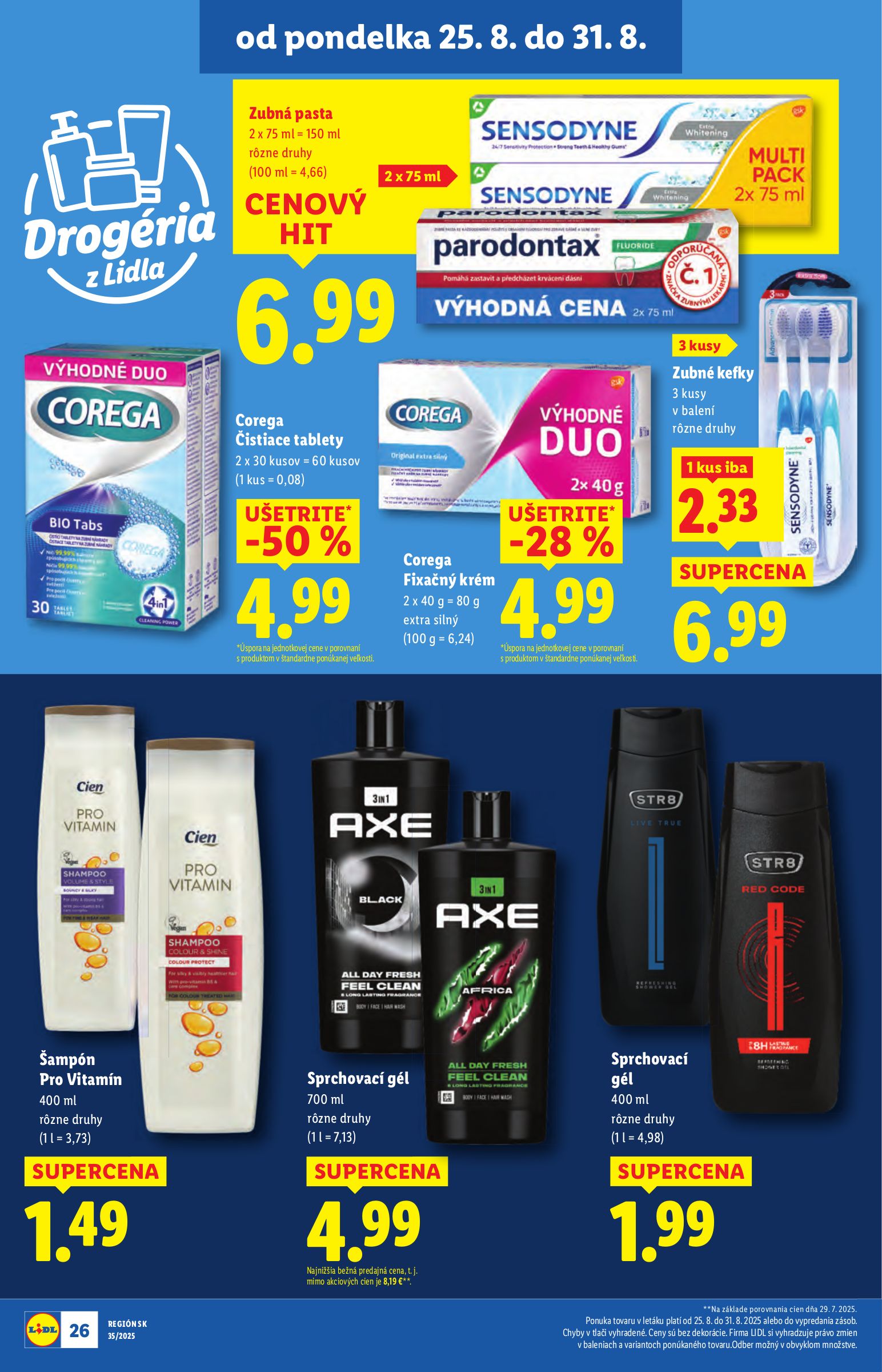 lidl - Leták Lidl platný od 25.08. do 31.08. - page: 34 lidl - Leták Lidl platný od 25.08. do 31.08. - page: 34