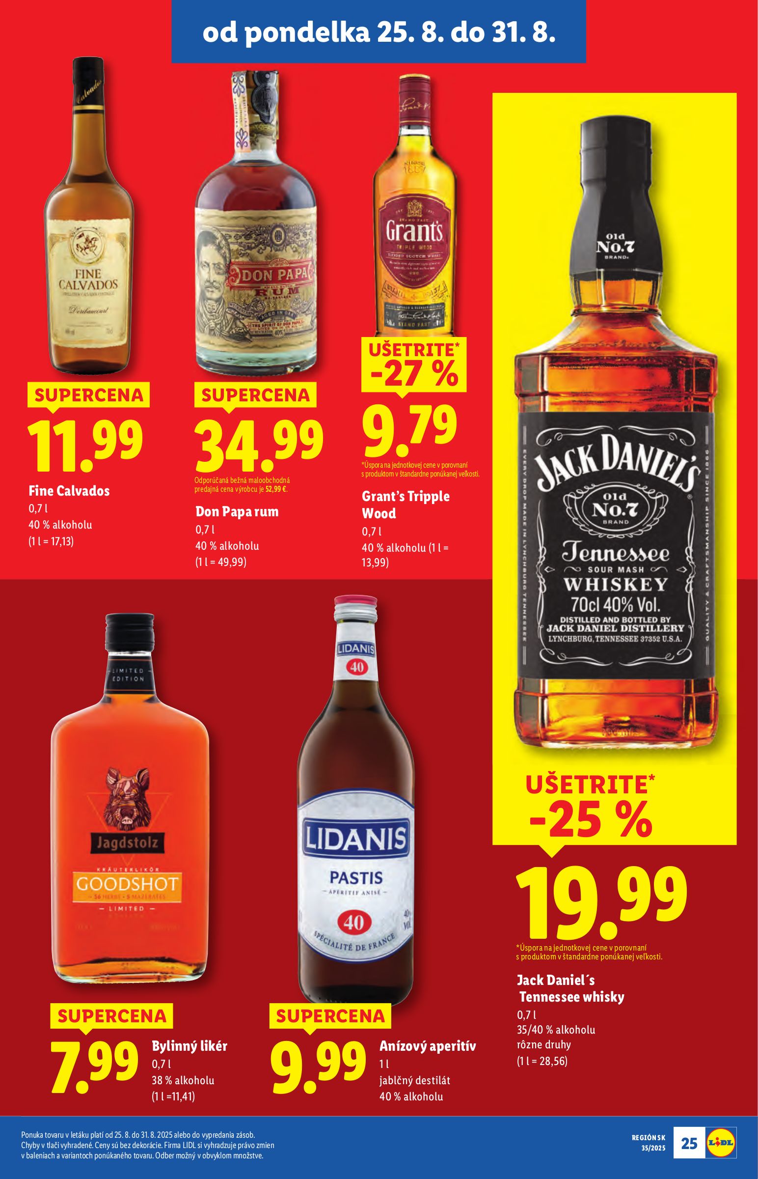 lidl - Leták Lidl platný od 25.08. do 31.08. - page: 33 lidl - Leták Lidl platný od 25.08. do 31.08. - page: 33