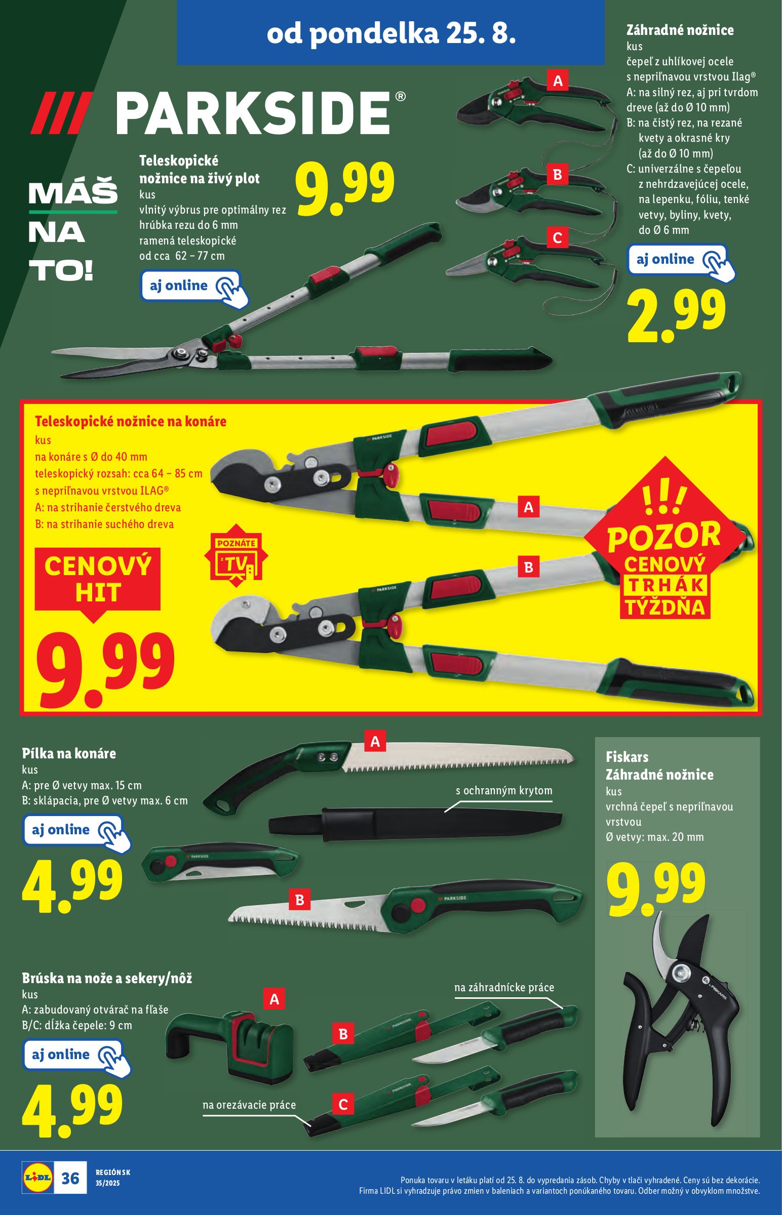 lidl - Leták Lidl platný od 25.08. do 31.08. - page: 50 lidl - Leták Lidl platný od 25.08. do 31.08. - page: 50
