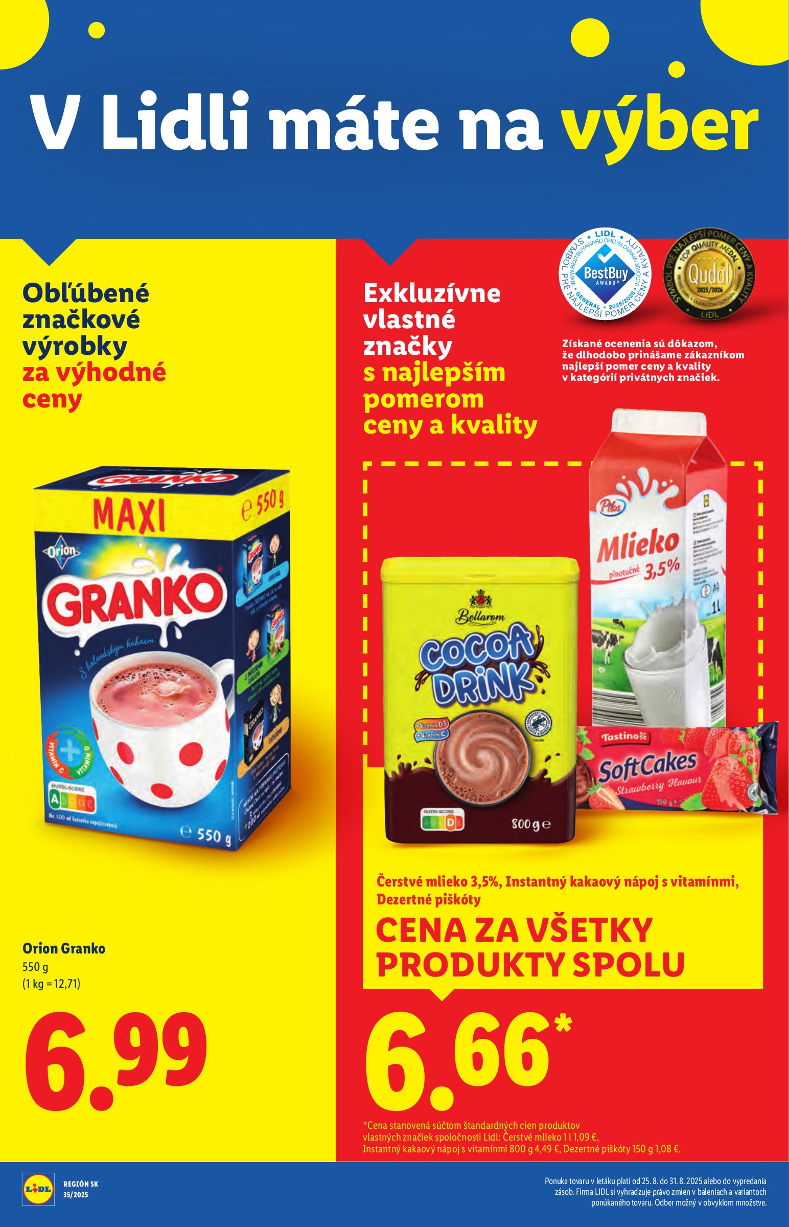 lidl - Leták Lidl platný od 25.08. do 31.08. - page: 6 lidl - Leták Lidl platný od 25.08. do 31.08. - page: 6