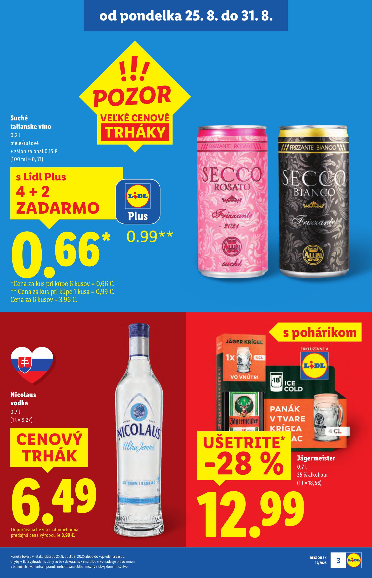 lidl - Leták Lidl platný od 25.08. do 31.08. - page: 3 lidl - Leták Lidl platný od 25.08. do 31.08. - page: 3