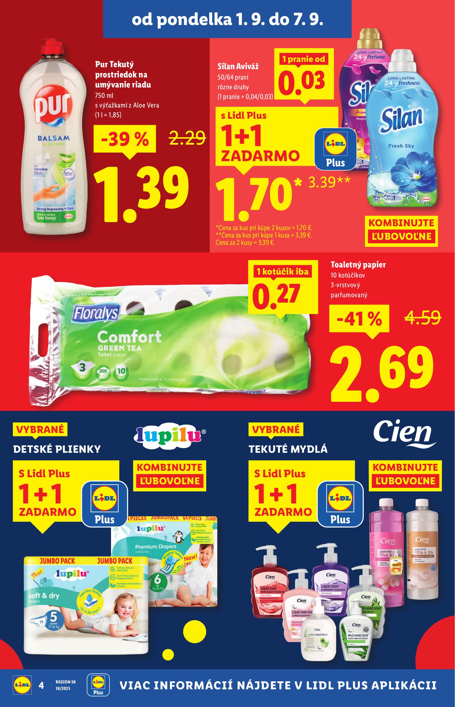 lidl - Leták Lidl - Extra akcie pre vybrané predajne platný od 01.09. do 07.09. - page: 4