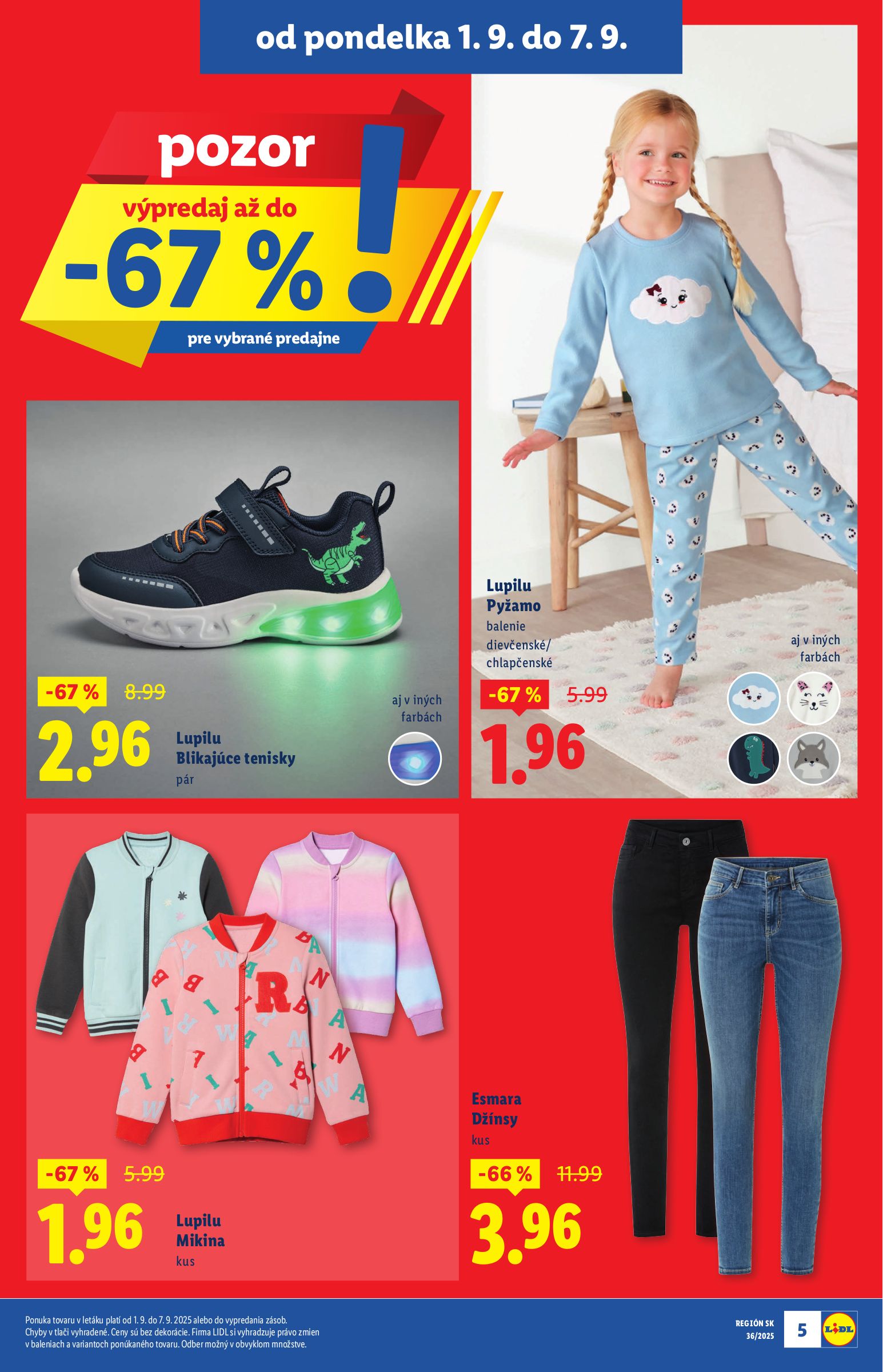 lidl - Leták Lidl - Extra akcie pre vybrané predajne platný od 01.09. do 07.09. - page: 5