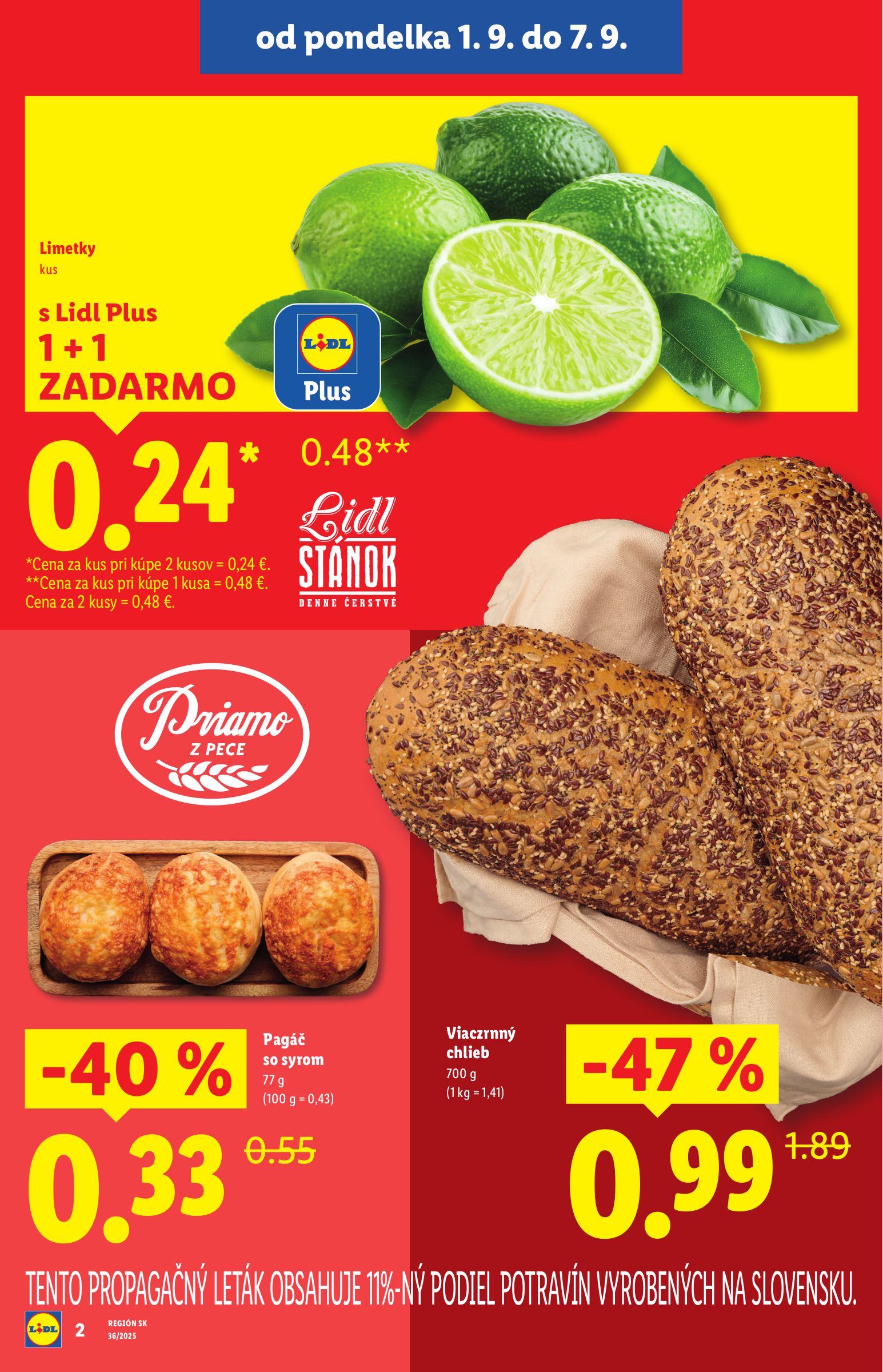 lidl - Leták Lidl - Extra akcie pre vybrané predajne platný od 01.09. do 07.09. - page: 2
