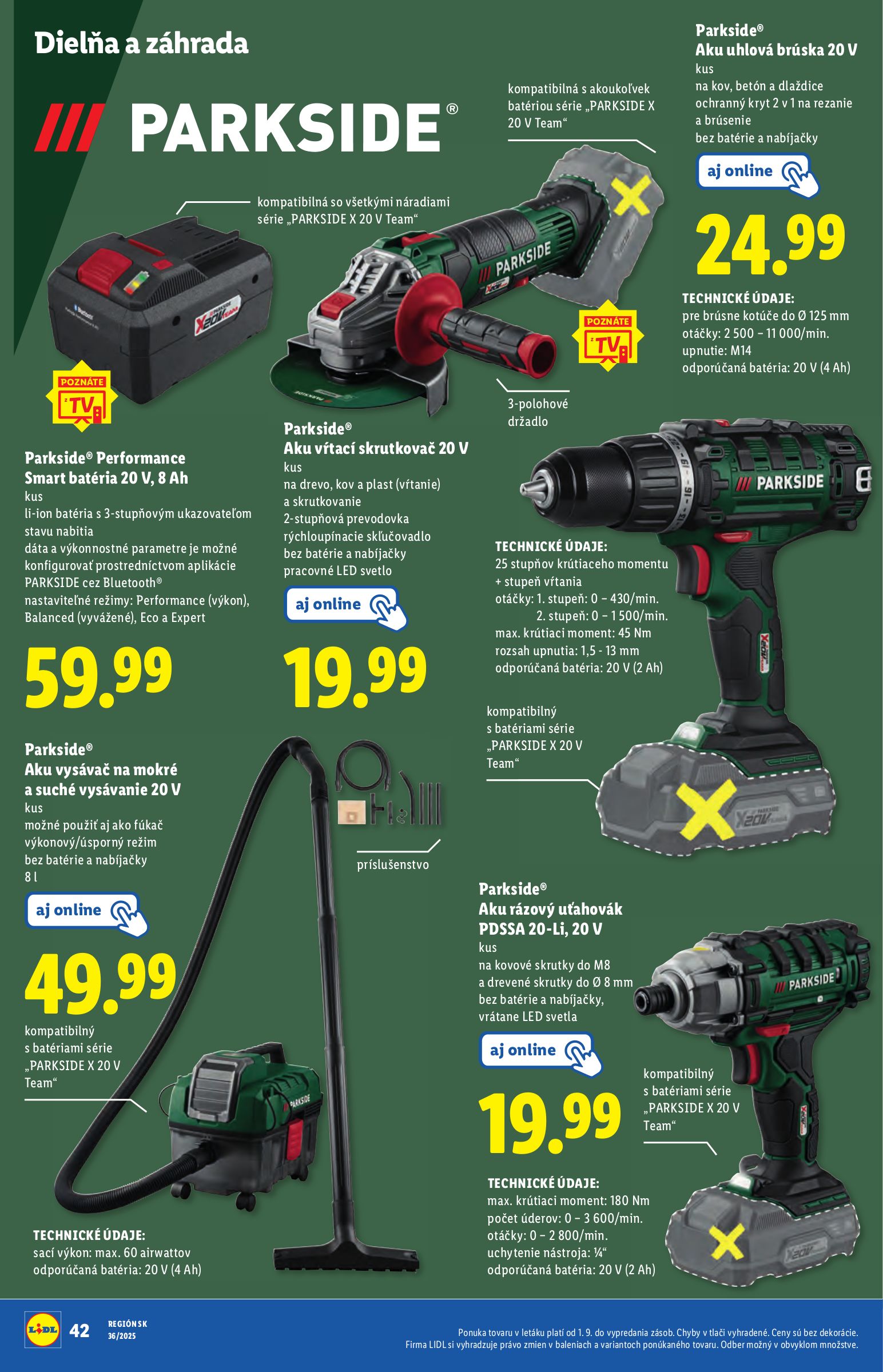 lidl - Leták Lidl platný od 01.09. do 07.09. - page: 59
