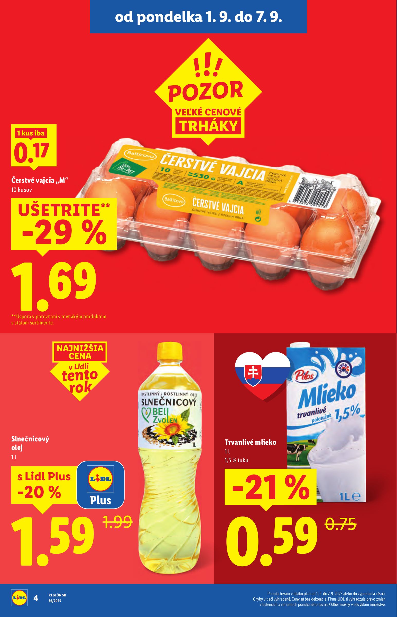 lidl - Leták Lidl platný od 01.09. do 07.09. - page: 4
