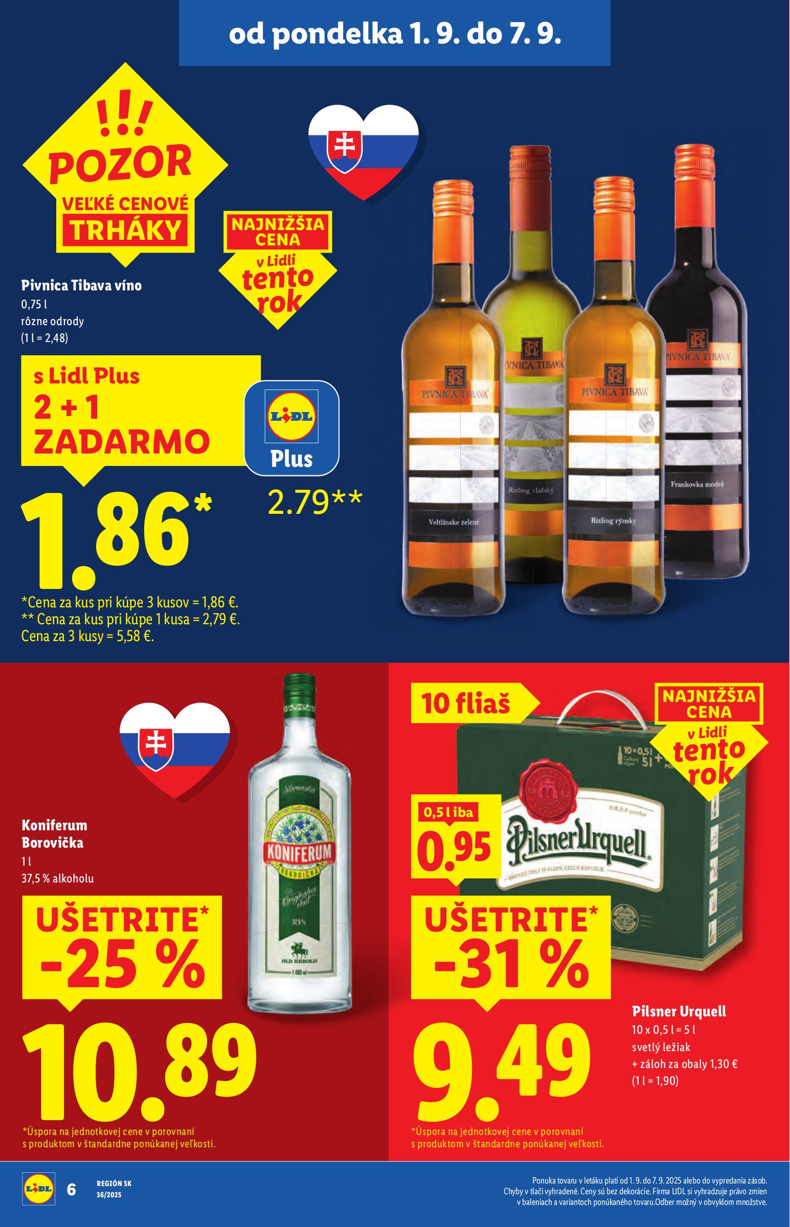 lidl - Leták Lidl platný od 01.09. do 07.09. - page: 6