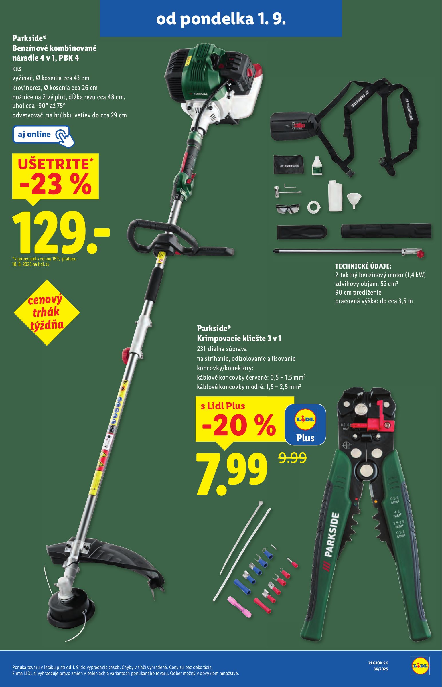 lidl - Leták Lidl platný od 01.09. do 07.09. - page: 47