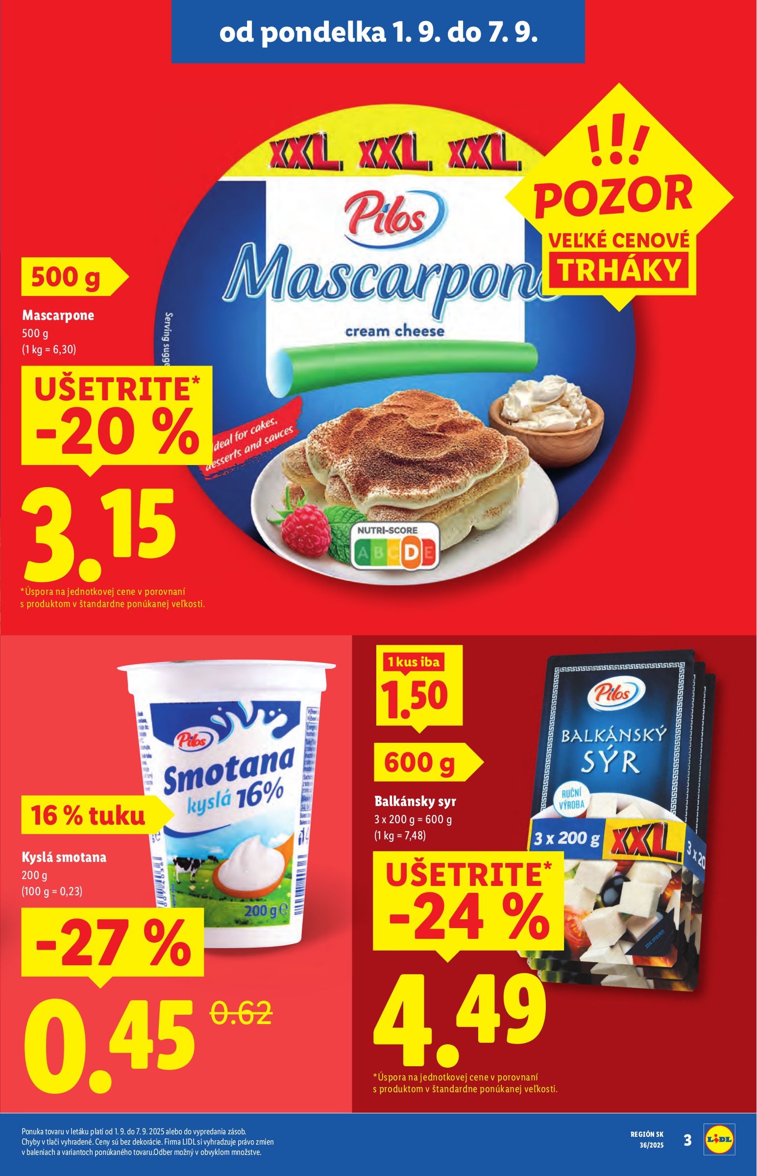 lidl - Leták Lidl platný od 01.09. do 07.09. - page: 3